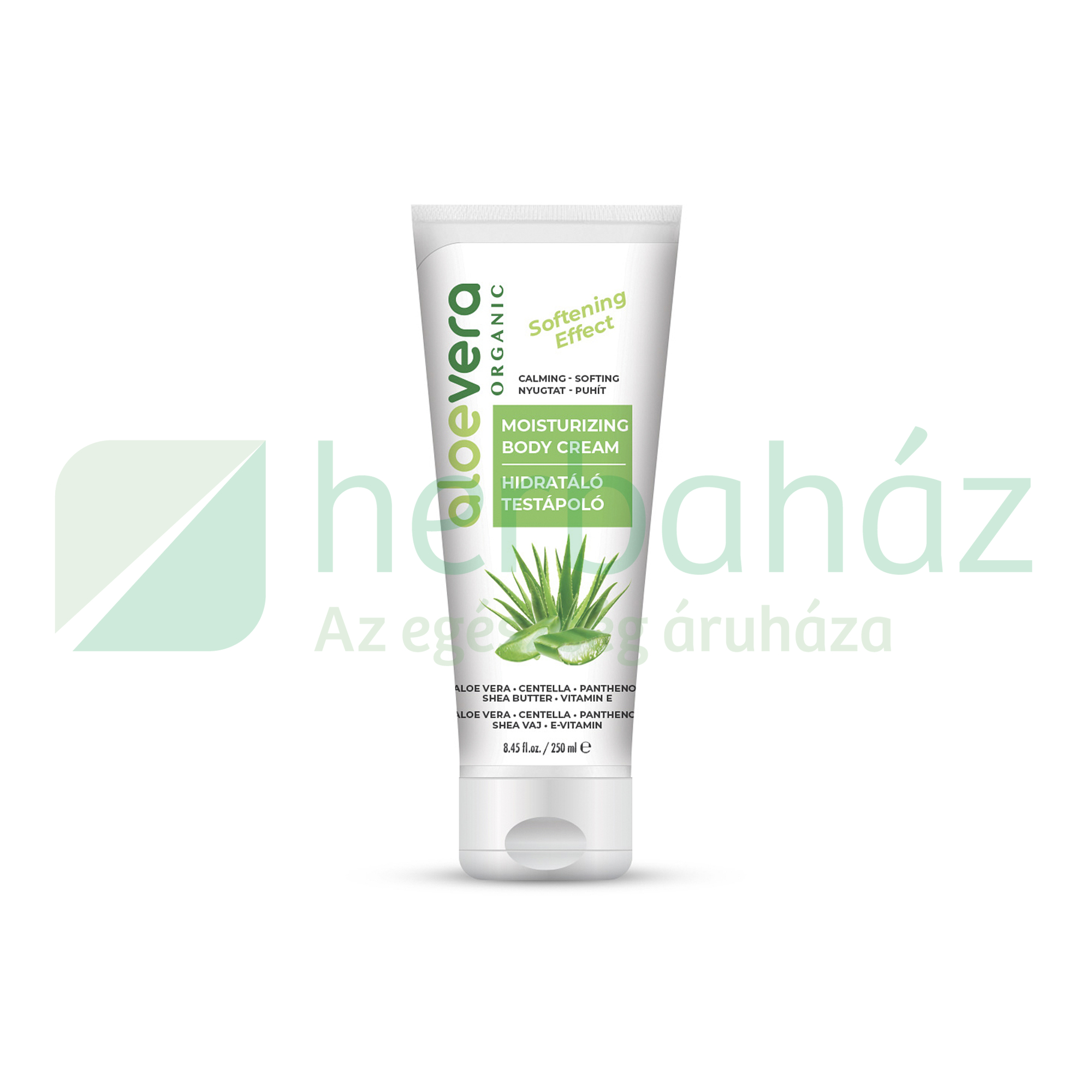 ALOE VERA ORGANIC LÁGY TESTÁPOLÓ KRÉM 250ML