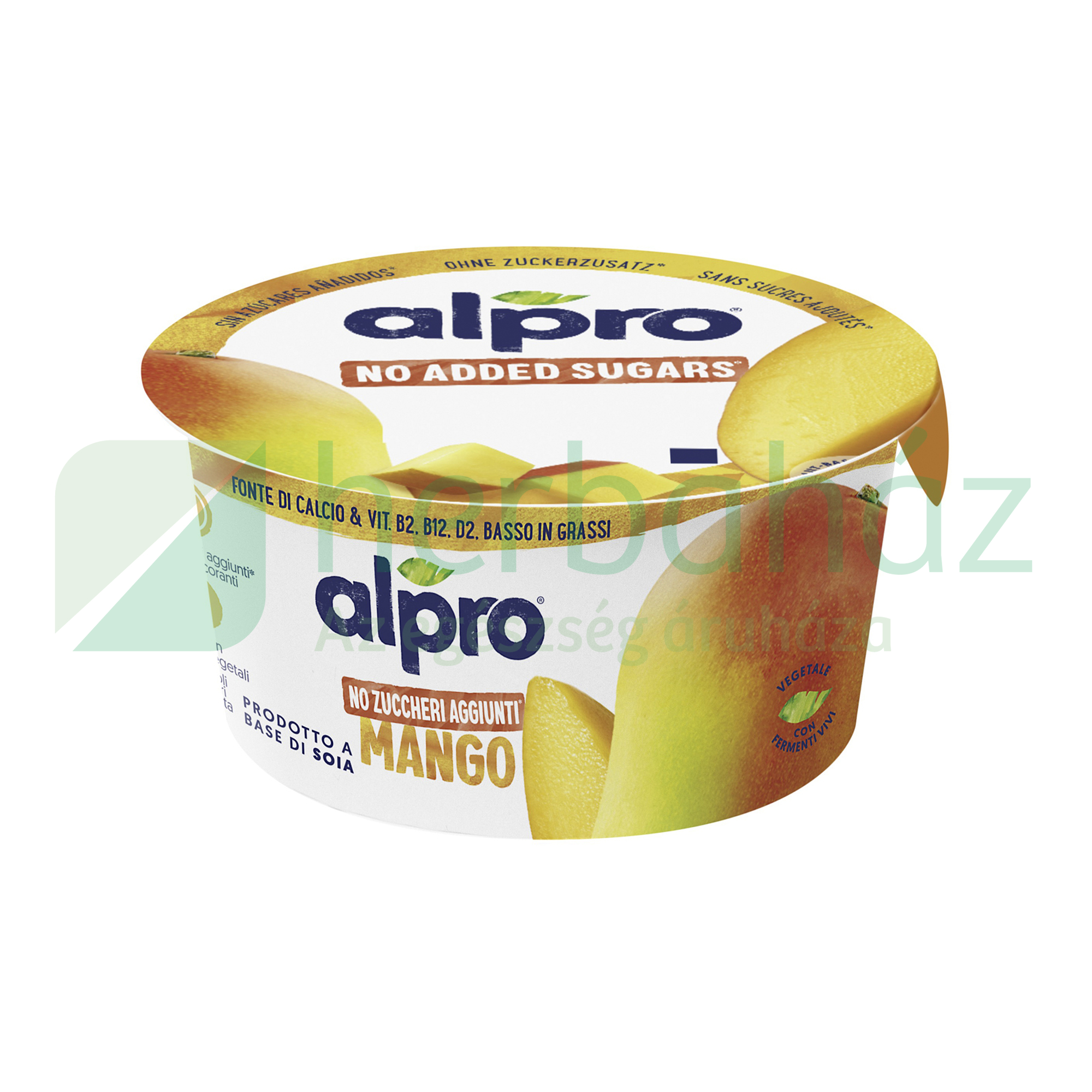ALPRO NO ADDED SUGAR SZÓJAGURT MANGO 135G[H]
