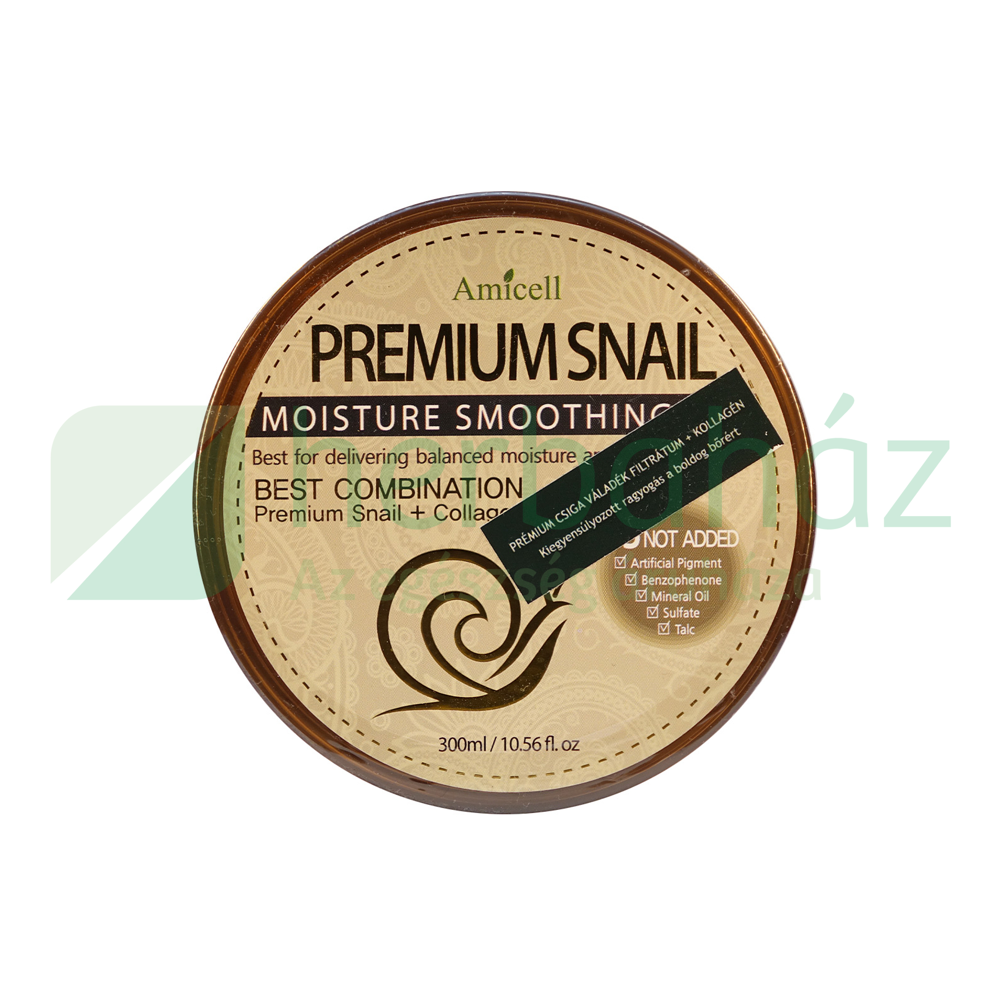 AMICELL PREMIUM SNAIL MOISTURE SMOOTHING GÉL 300ML