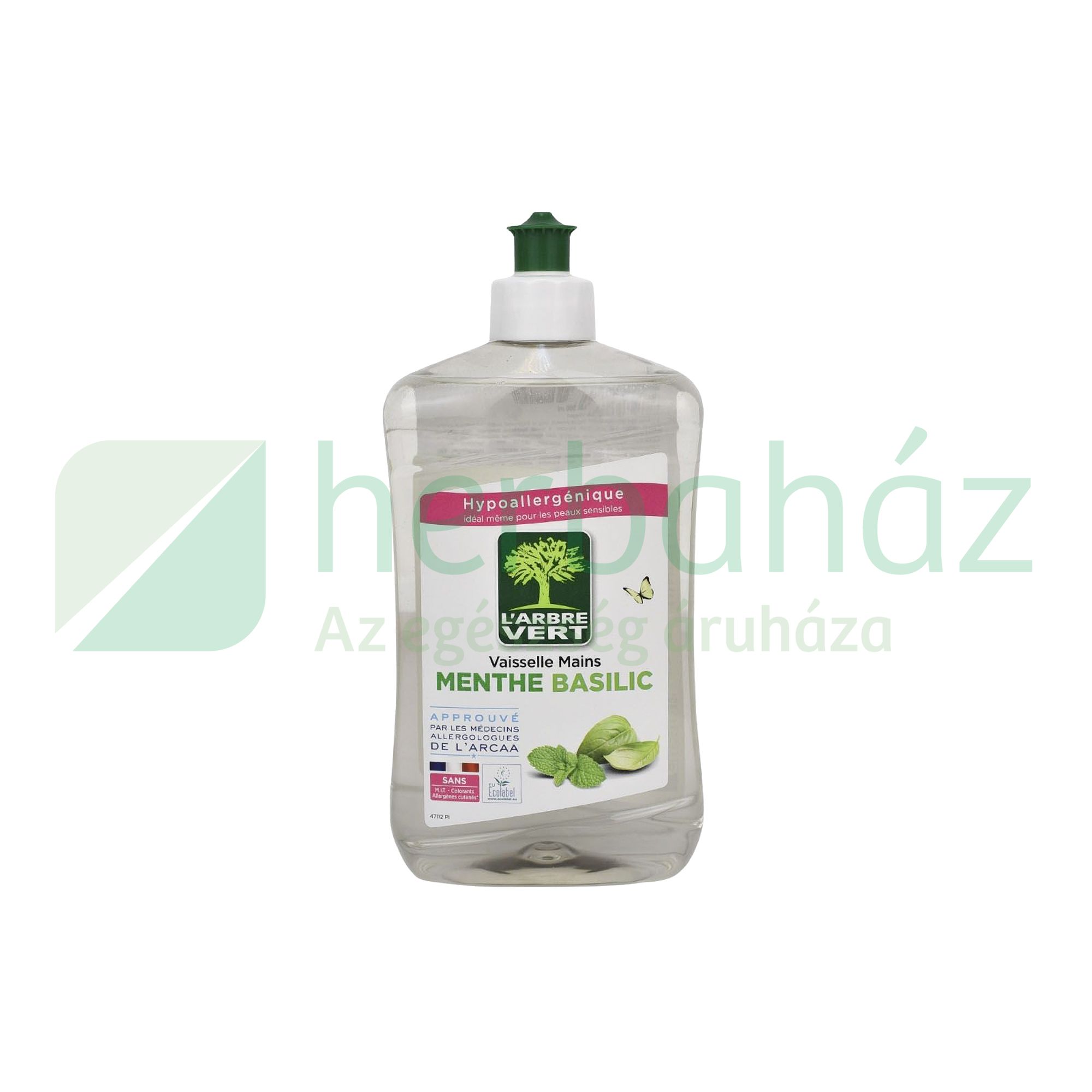 ARBRE VERT MOSOGATÓSZER MENTÁS-BAZSALIKOMOS 500ML