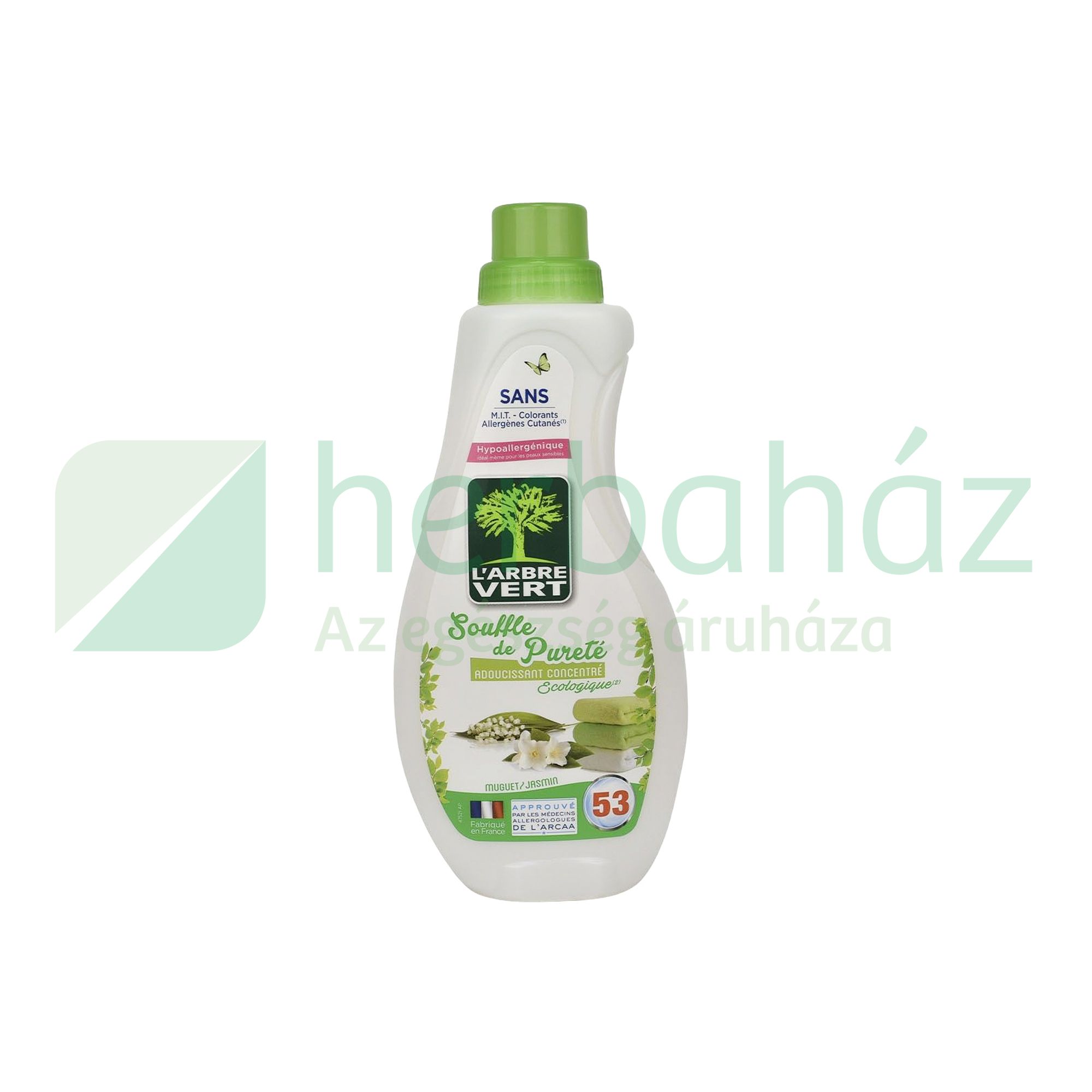 ARBRE VERT TEXTILÖBLÍTŐ JÁZMIN-GYÖNGYVIRÁG ILLAT 800ML