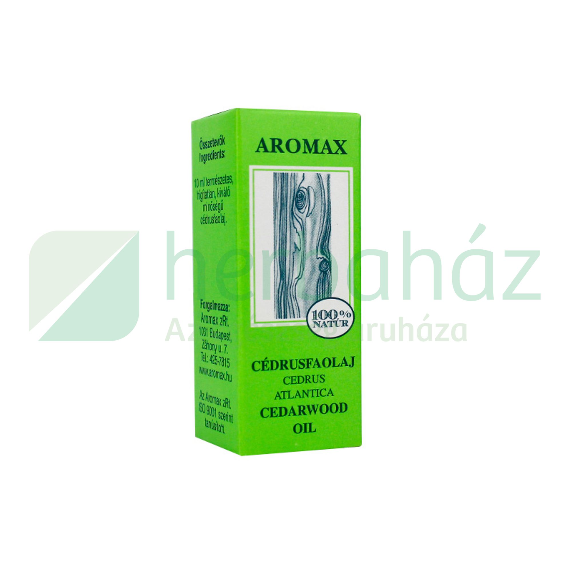 AROMAX ILLÓOLAJ CÉDRUS 10ML