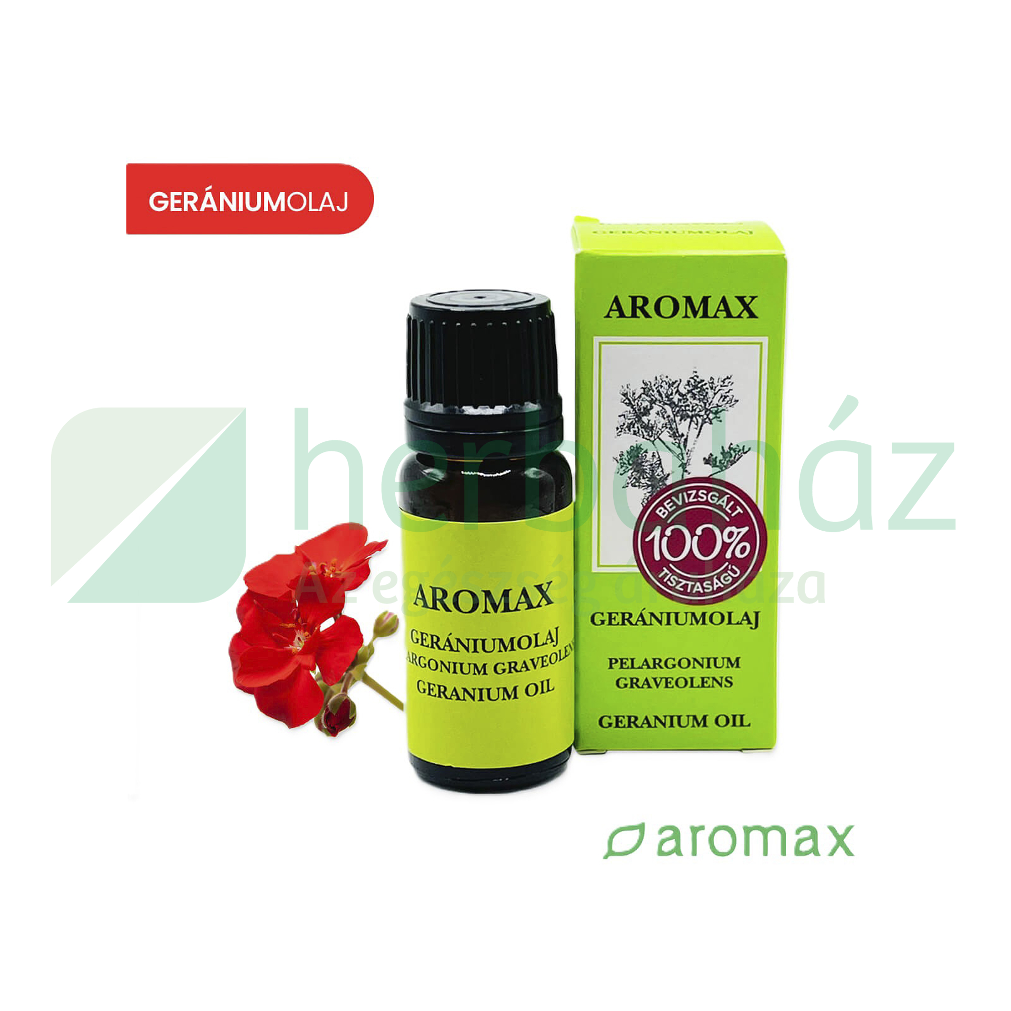 AROMAX ILLÓOLAJ GERÁNIUM 10ML