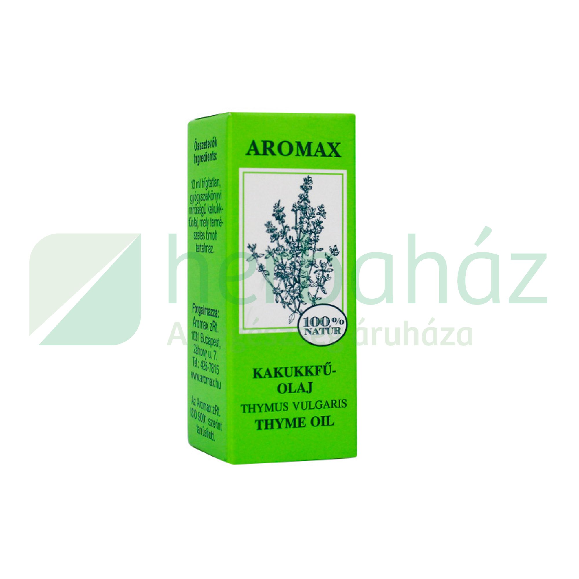 AROMAX ILLÓOLAJ KAKUKKFŰ 10ML