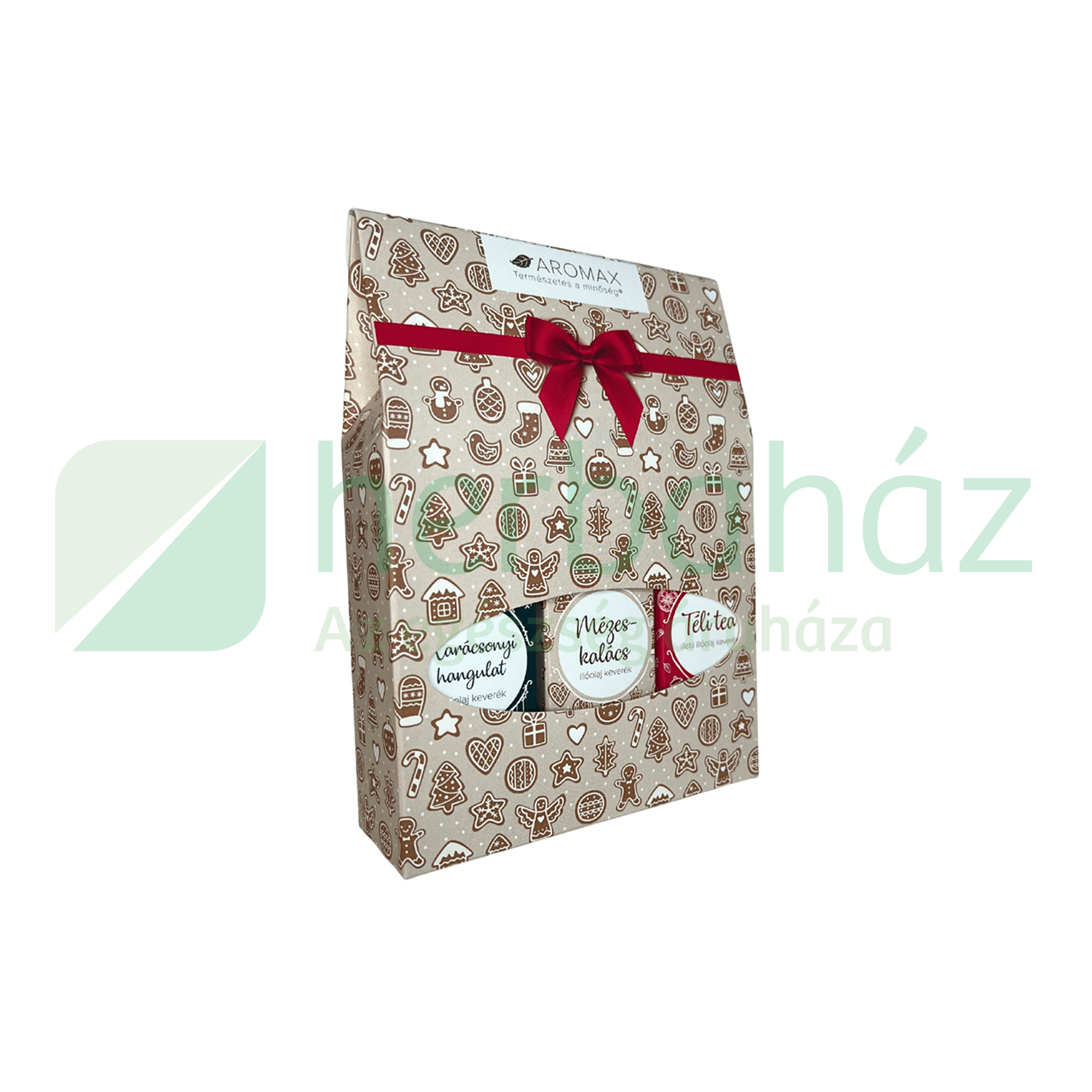 AROMAX KARÁCSONYI HANGULAT AJÁNDÉKCSOMAG BARNA 1DB