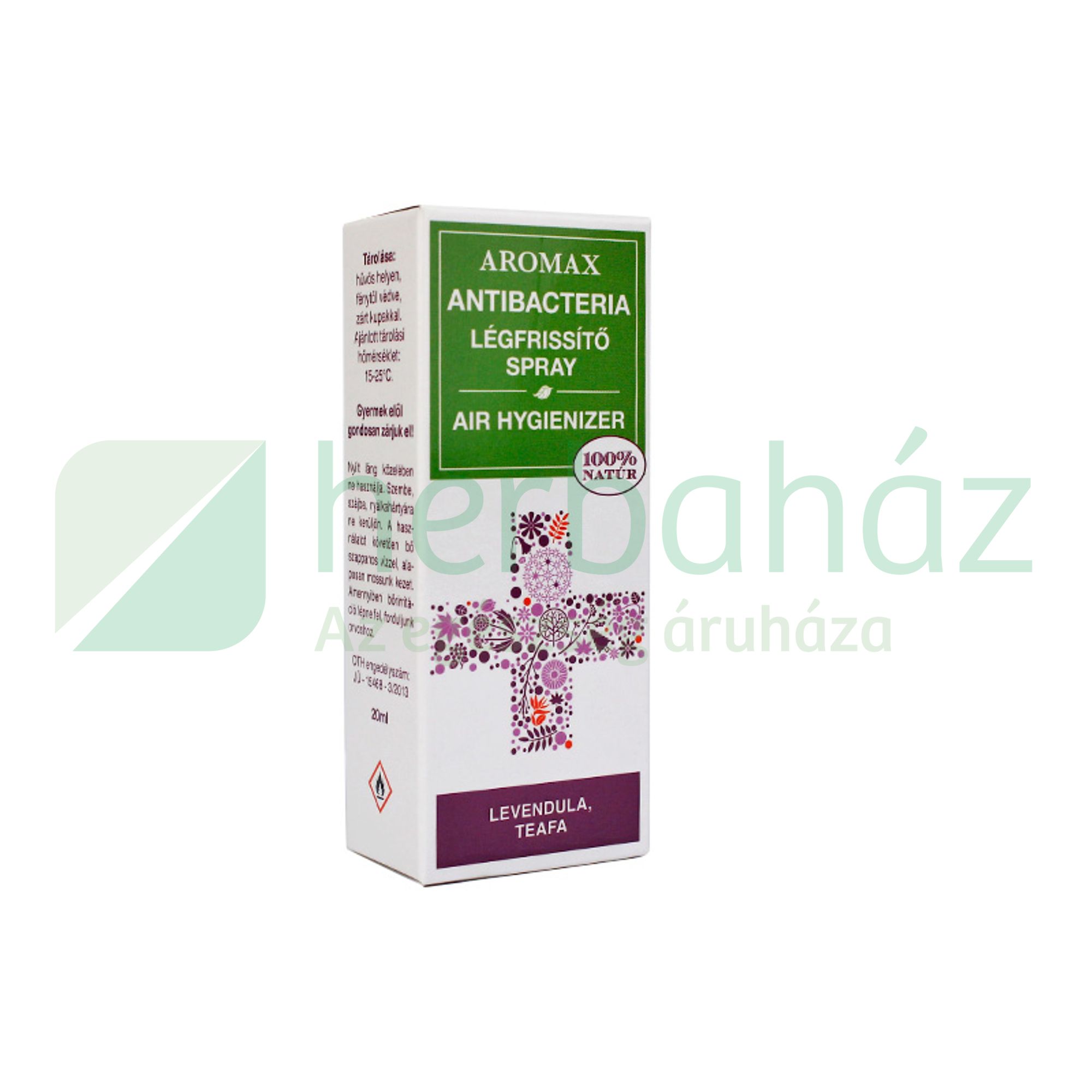 AROMAX LEVENDULA - TEAFA LÉGFRISSÍTŐ SPRAY 20ML