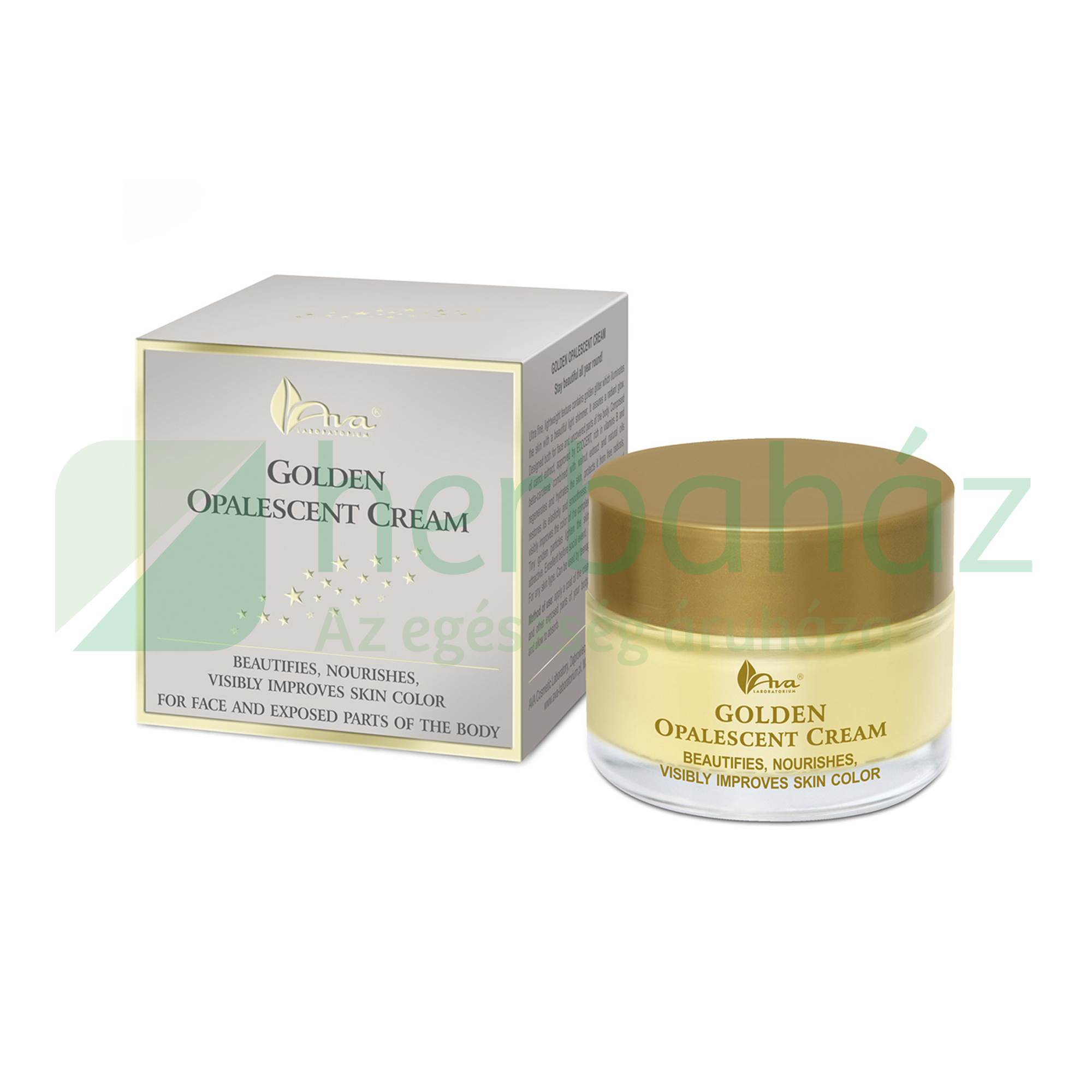 AVA GOLD BŐRFIATALÍTÓ ARCKRÉM ARANY SZEMCSÉKKEL ÉS BÉTA-KAROTINNAL 50ML
