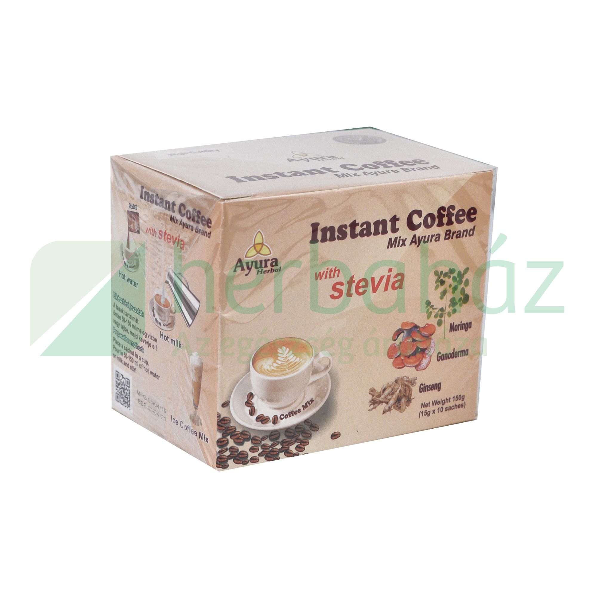 AYURA HERBAL INSTANT COFFEE MIX 10DB