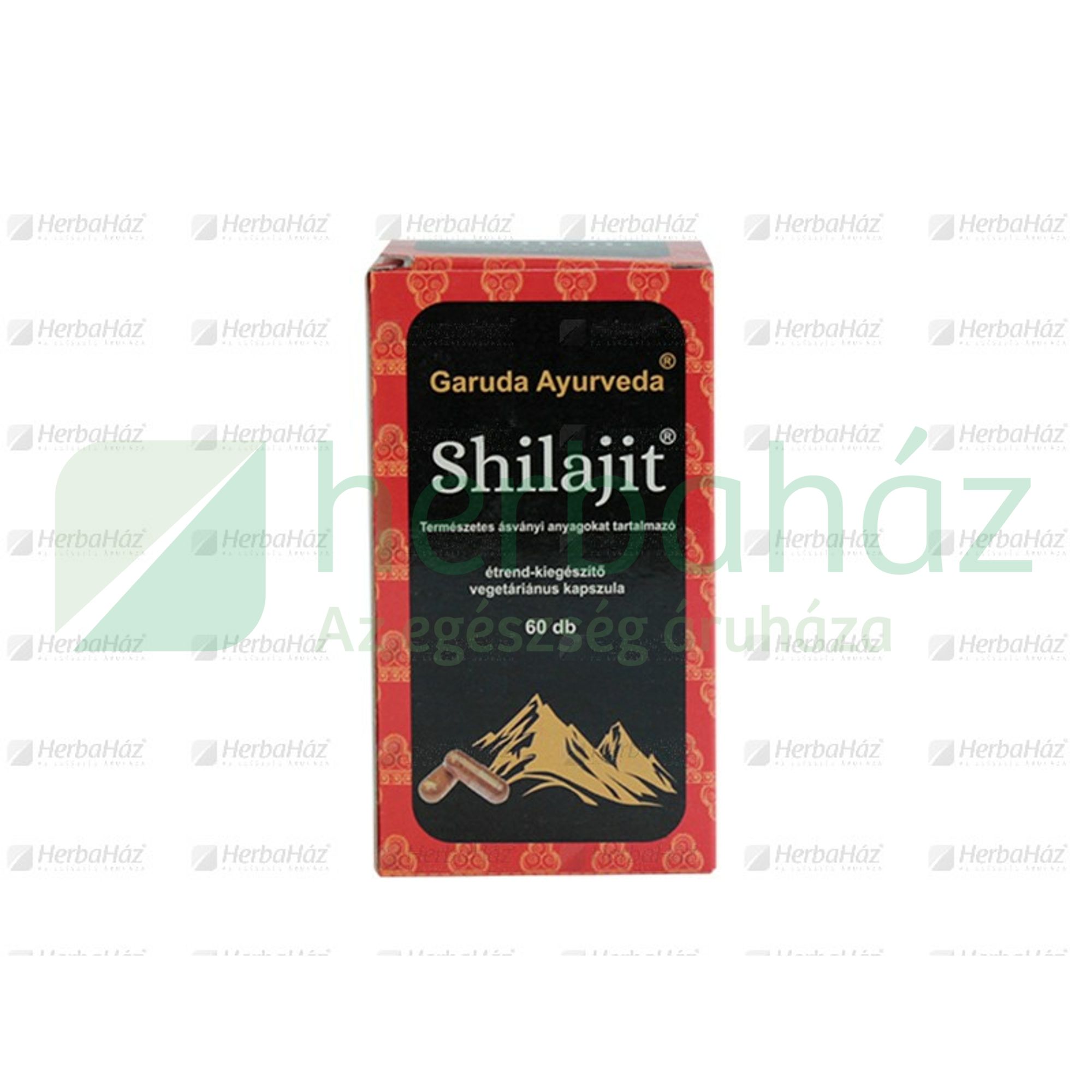 GARUDA AYURVEDA SHILAJIT VEGETÁRIÁNUS KAPSZULA 60DB