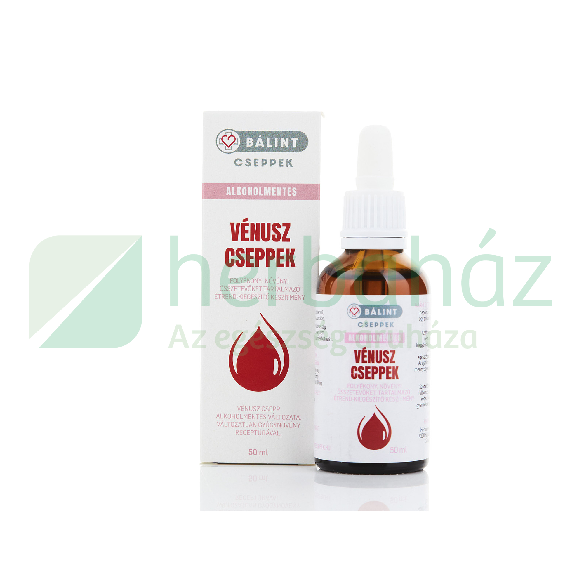 BÁLINT CSEPPEK ALKOHOLMENTES VÉNUSZ FOLYÉKONY ÉTREND-KIEGÉSZÍTŐ KÉSZÍTMÉNY 50ML
