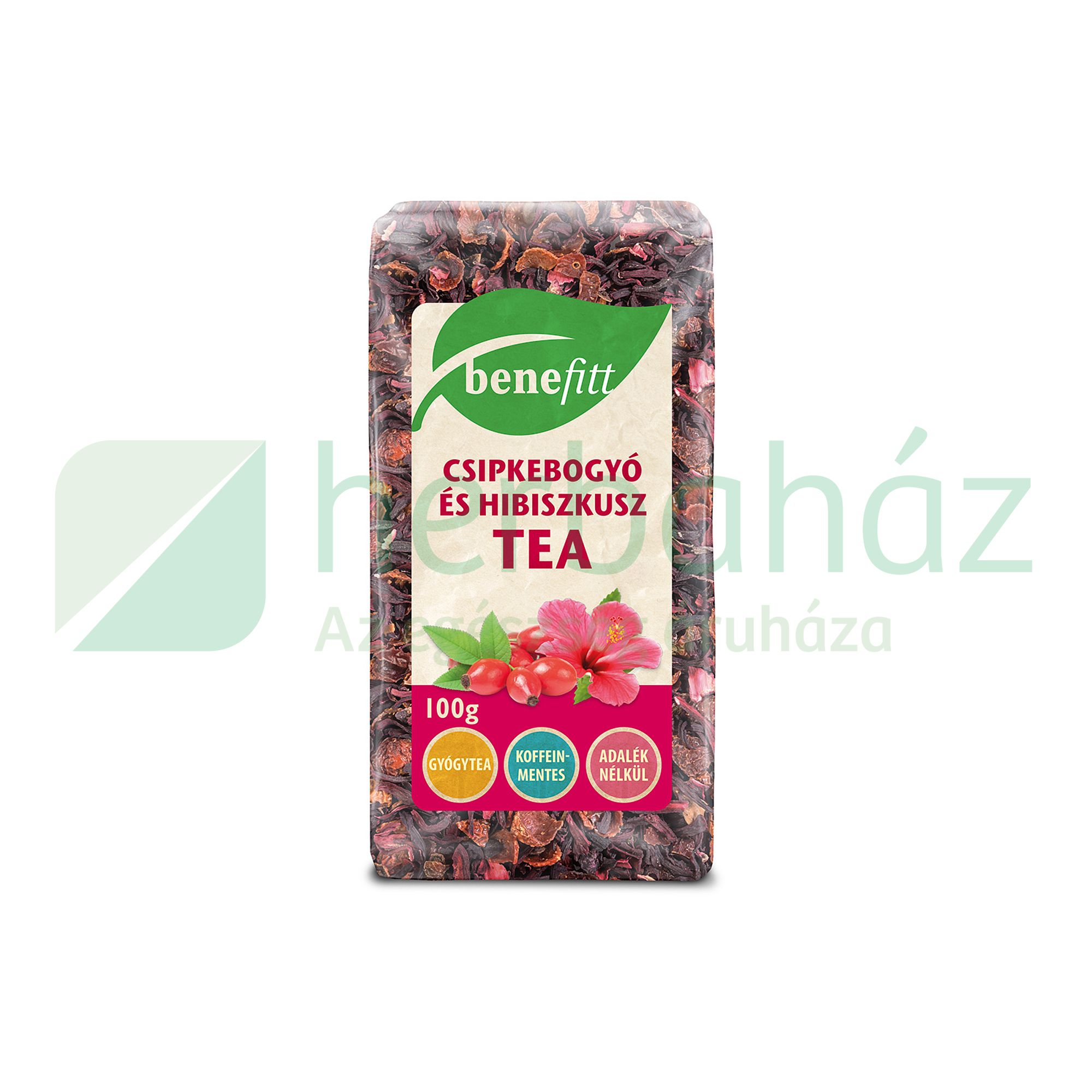 BENEFITT CSIPKEBOGYÓ ÉS HIBISZKUSZ TEA 100G