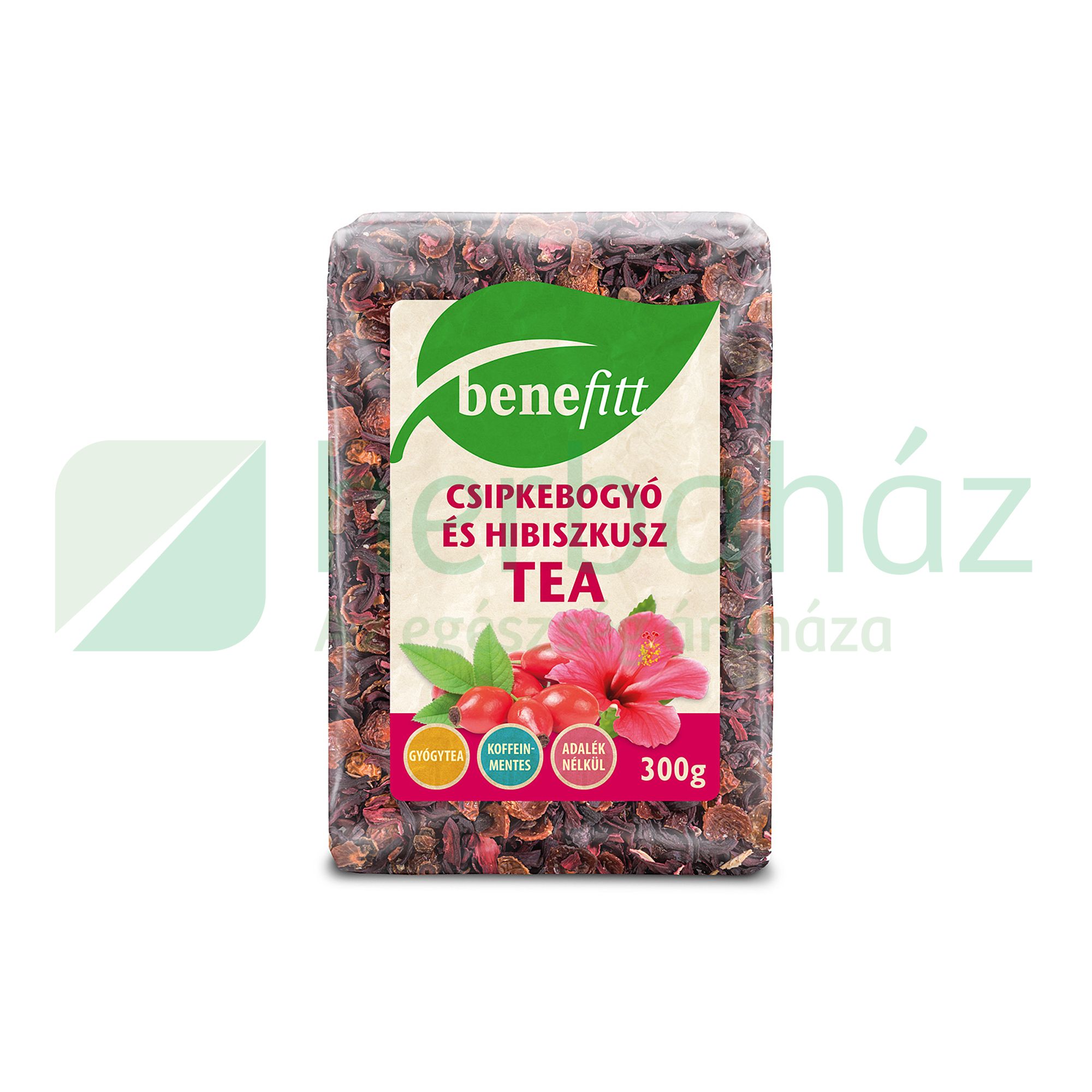 BENEFITT CSIPKEBOGYÓ+HIBISZKUSZ TEA 300G