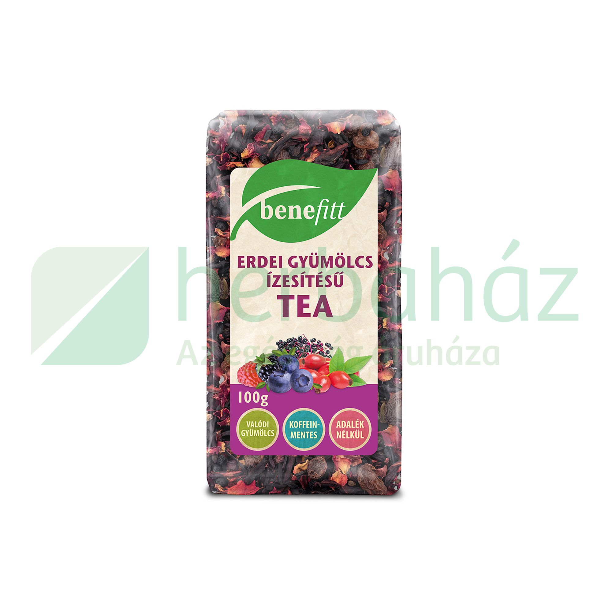 BENEFITT ERDEI GYÜMÖLCS ÍZESÍTÉSŰ TEA 100G