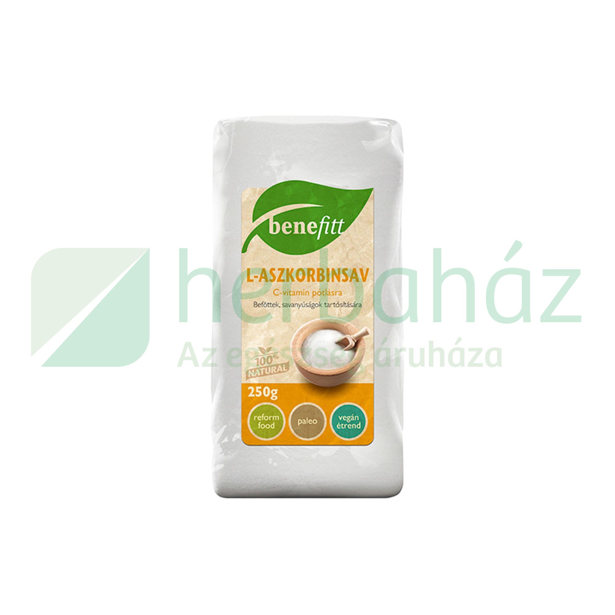 BENEFITT L-ASZKORBINSAV 250G