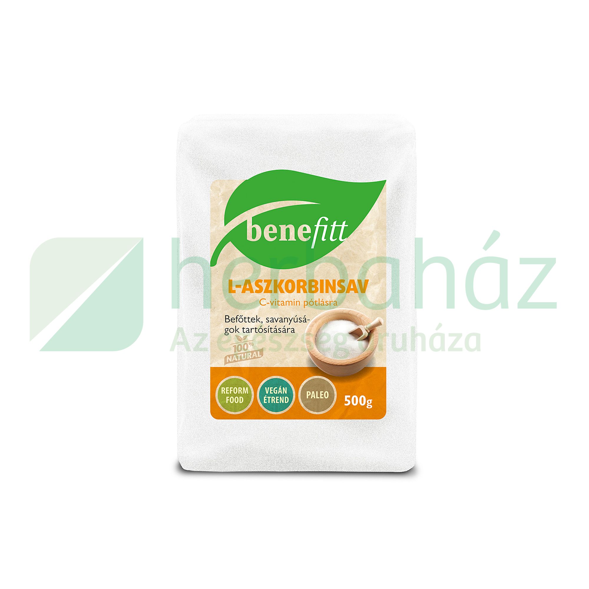 BENEFITT L-ASZKORBINSAV 500G