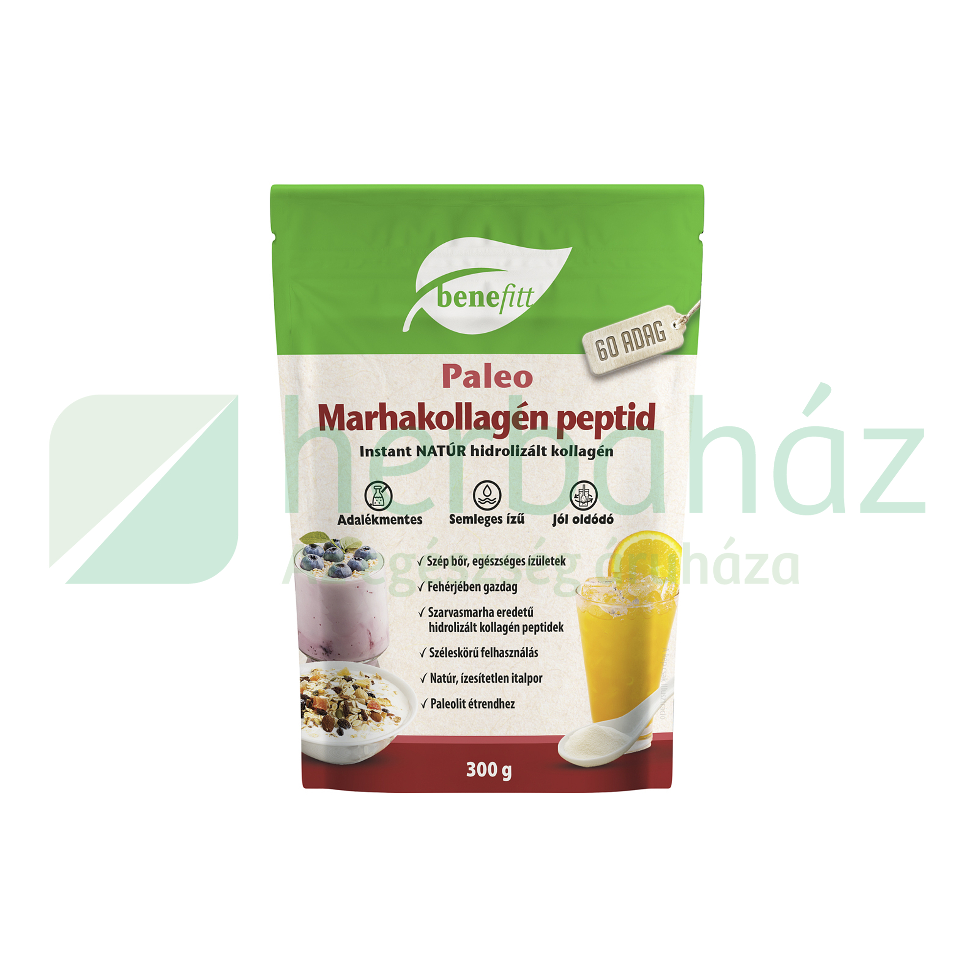 BENEFITT PALEO MARHAKOLLAGÉN PEPTID NATÚR ITALPOR 300G