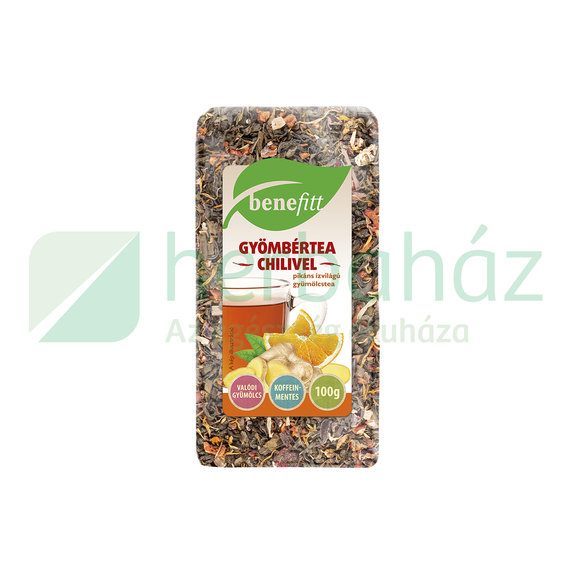 BENEFITT TEA GYÖMBÉRTEA CHILIVEL 100G