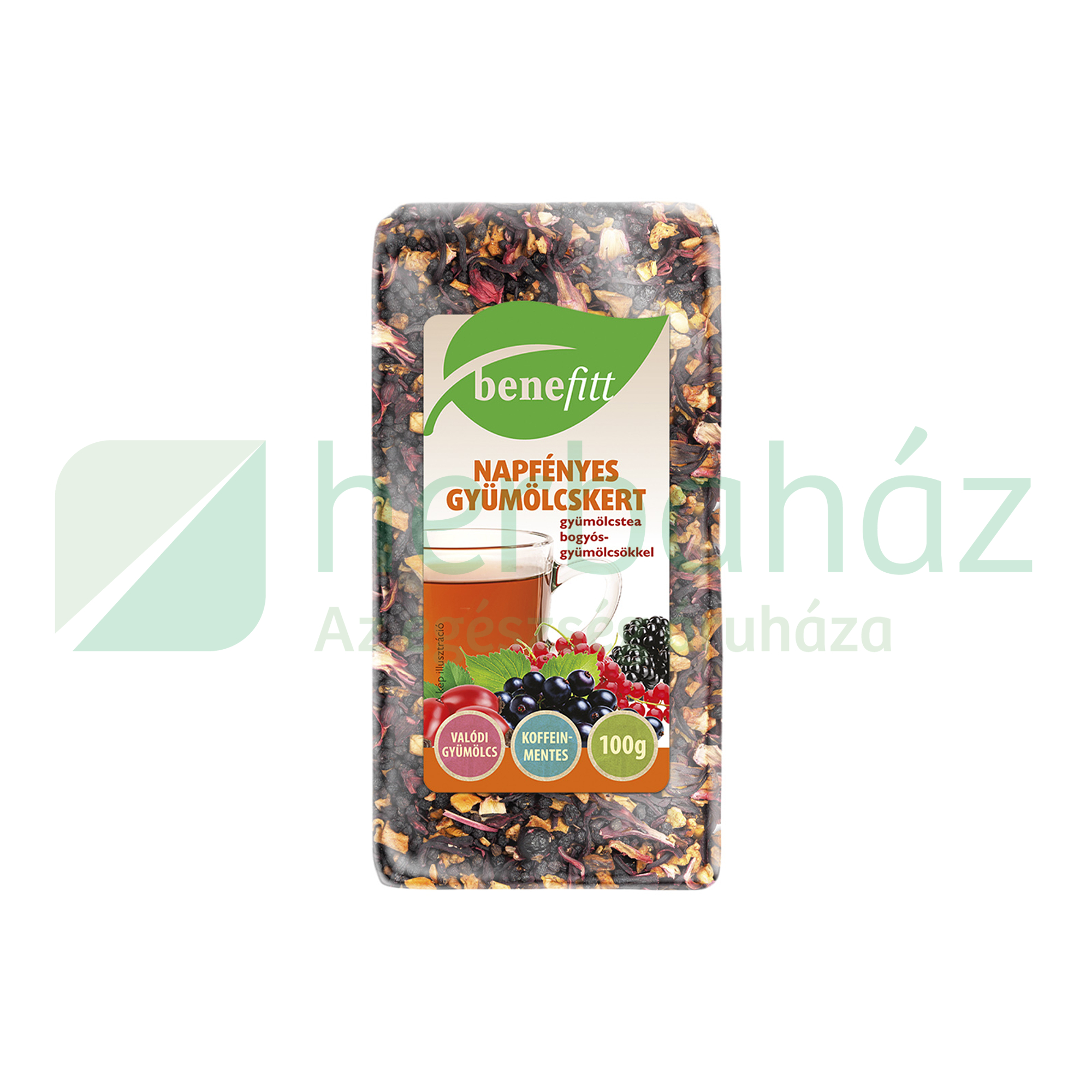 BENEFITT TEA NAPFÉNYES GYÜMÖLCSKERT GYÜMÖLCSTEA 100G