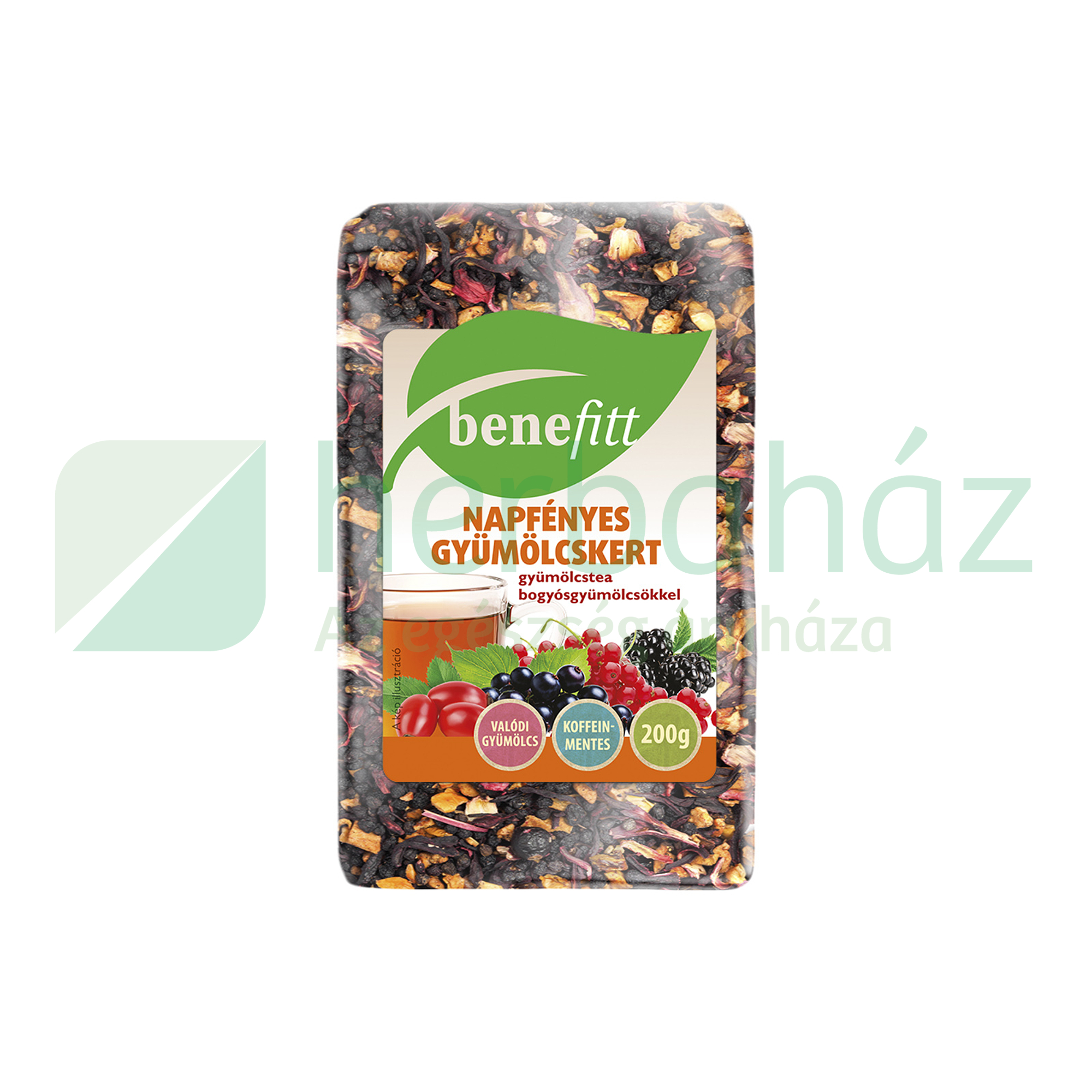 BENEFITT TEA NAPFÉNYES GYÜMÖLCSKERT GYÜMÖLCSTEA 200G