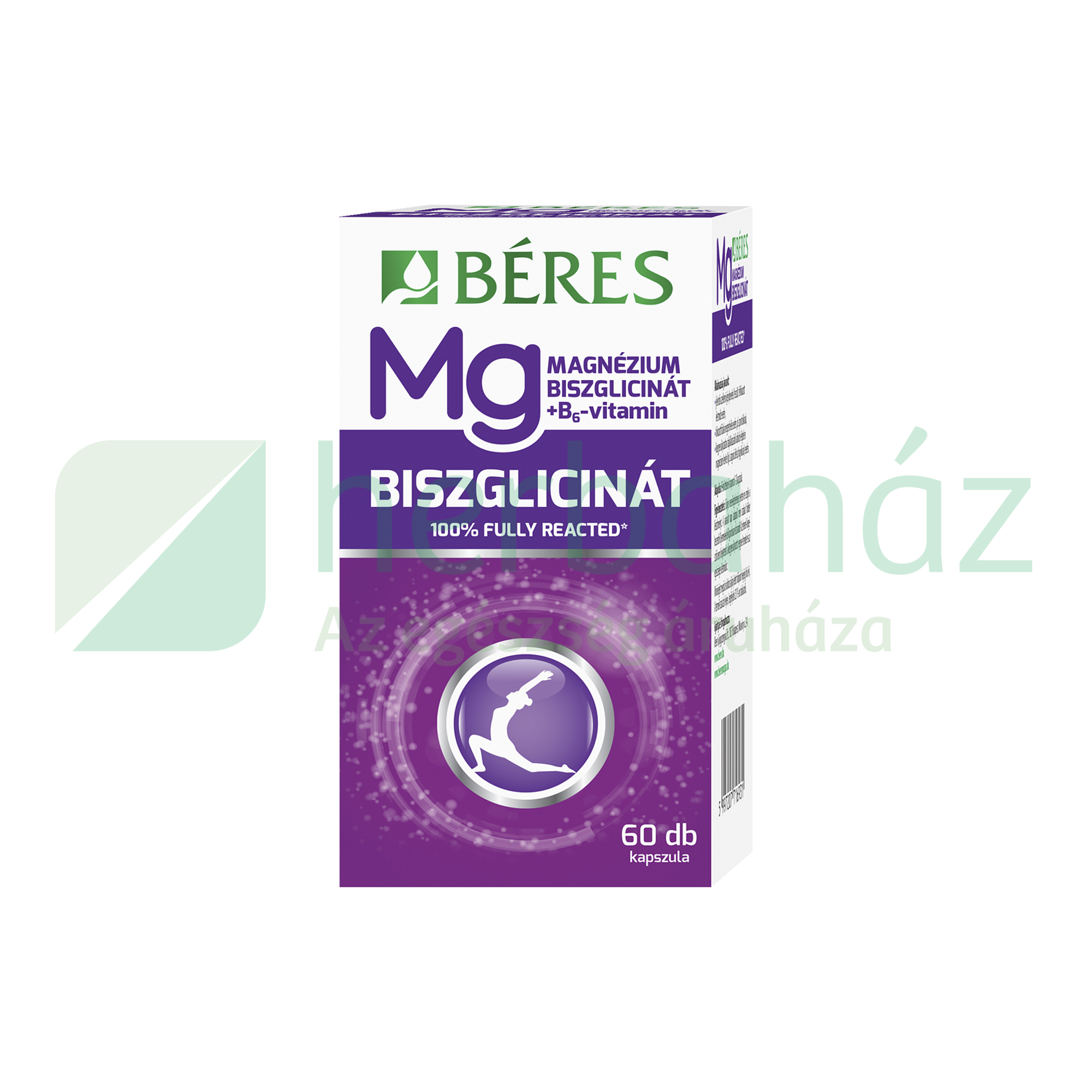BÉRES MAGNÉZIUM-BISZGLICINÁT + B6-VITAMIN KAPSZULA 60DB