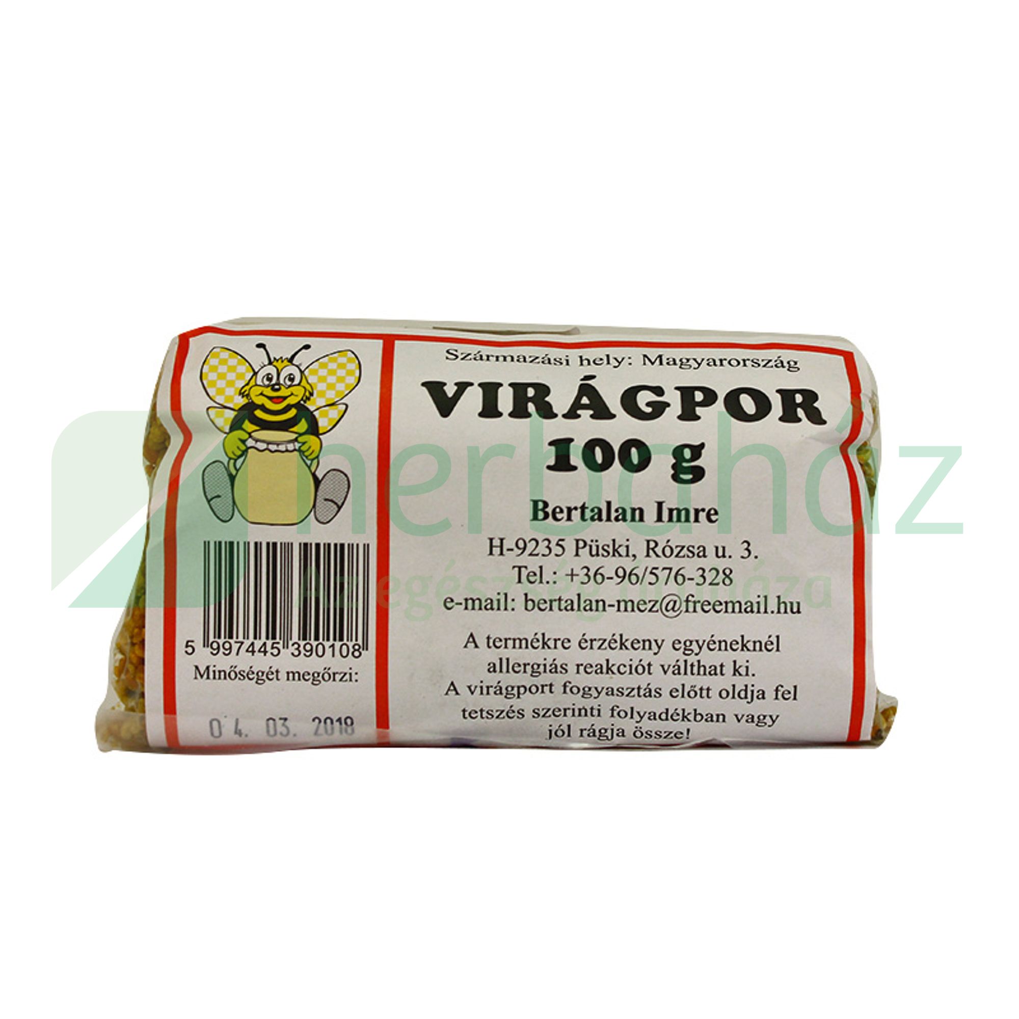 BERTALAN VIRÁGPOR 100G