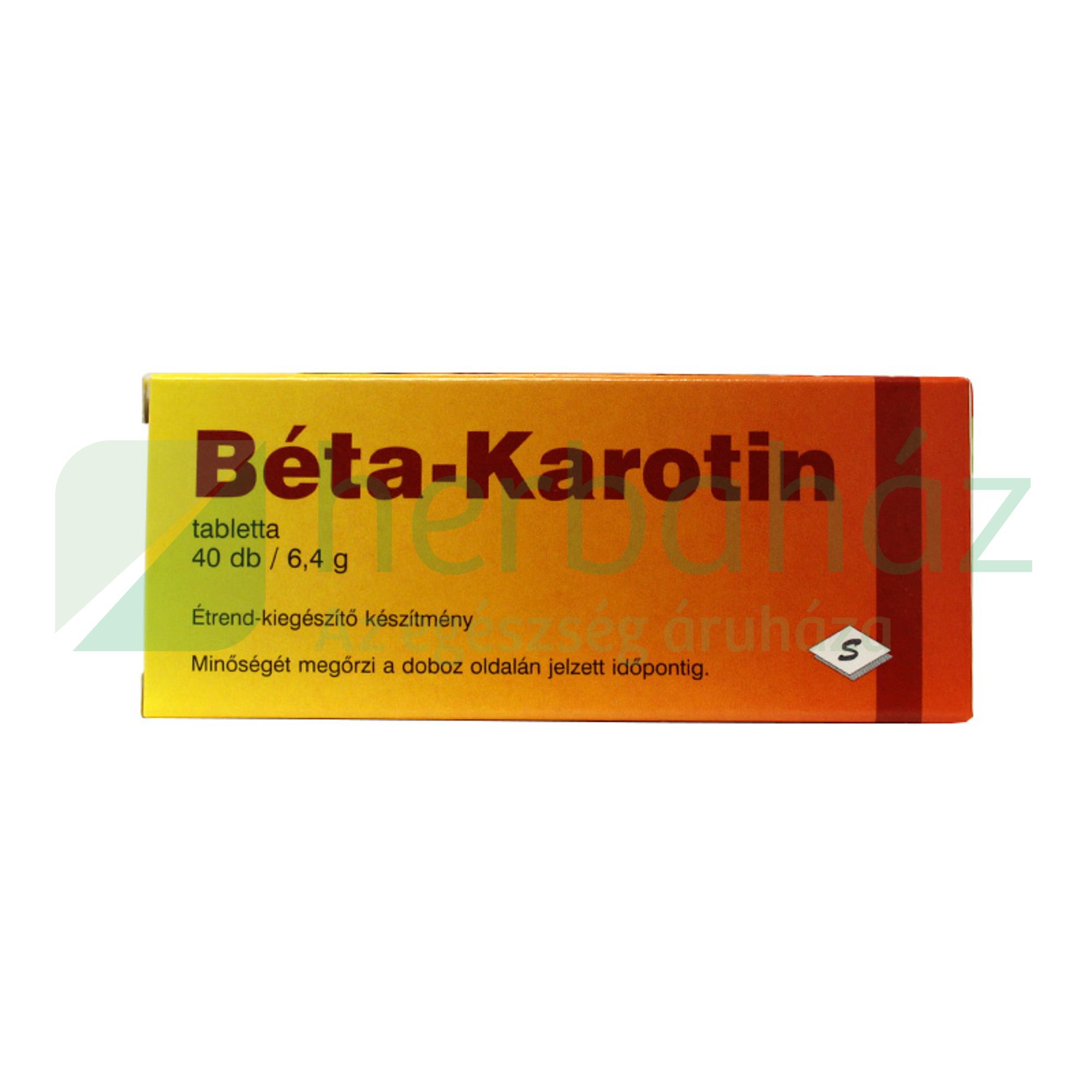 SELENIUM PHARMA BÉTA-KAROTIN TABLETTA 40DB