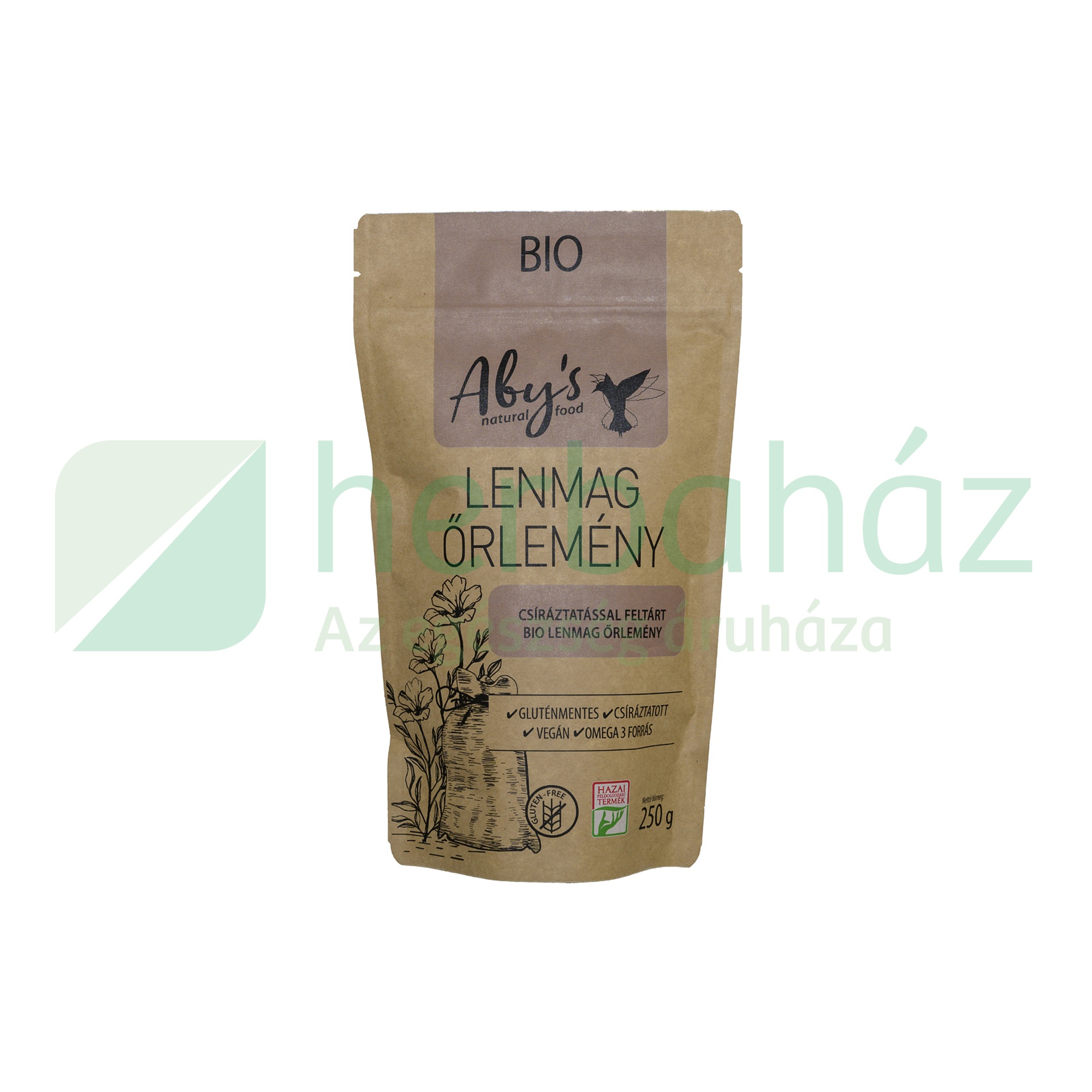 BIO ABY LENMAG ŐRLEMÉNY CSÍRÁZTATOTT 250G