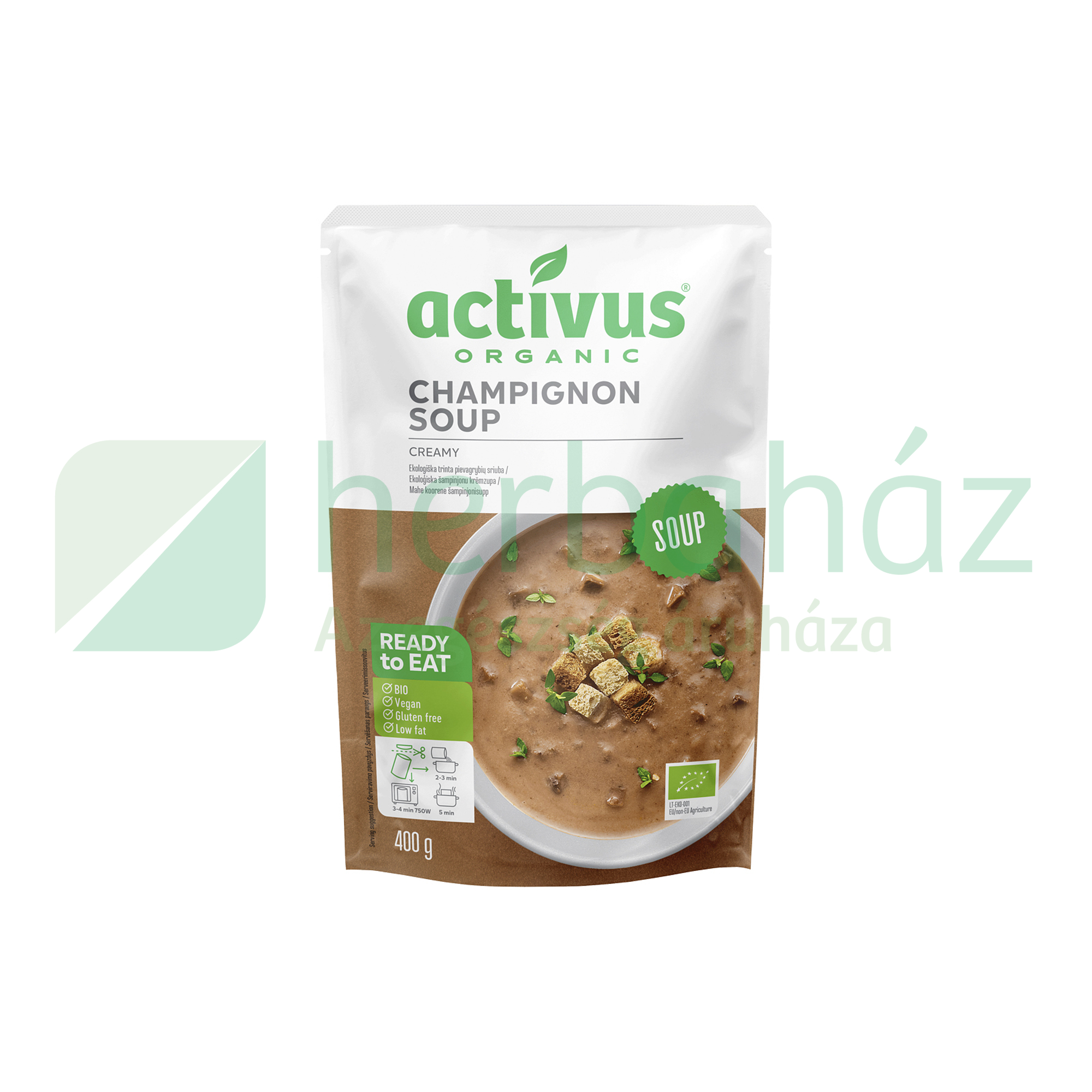 BIO ACTIVUS CSIPERKEGOMBAKRÉM LEVES 400G