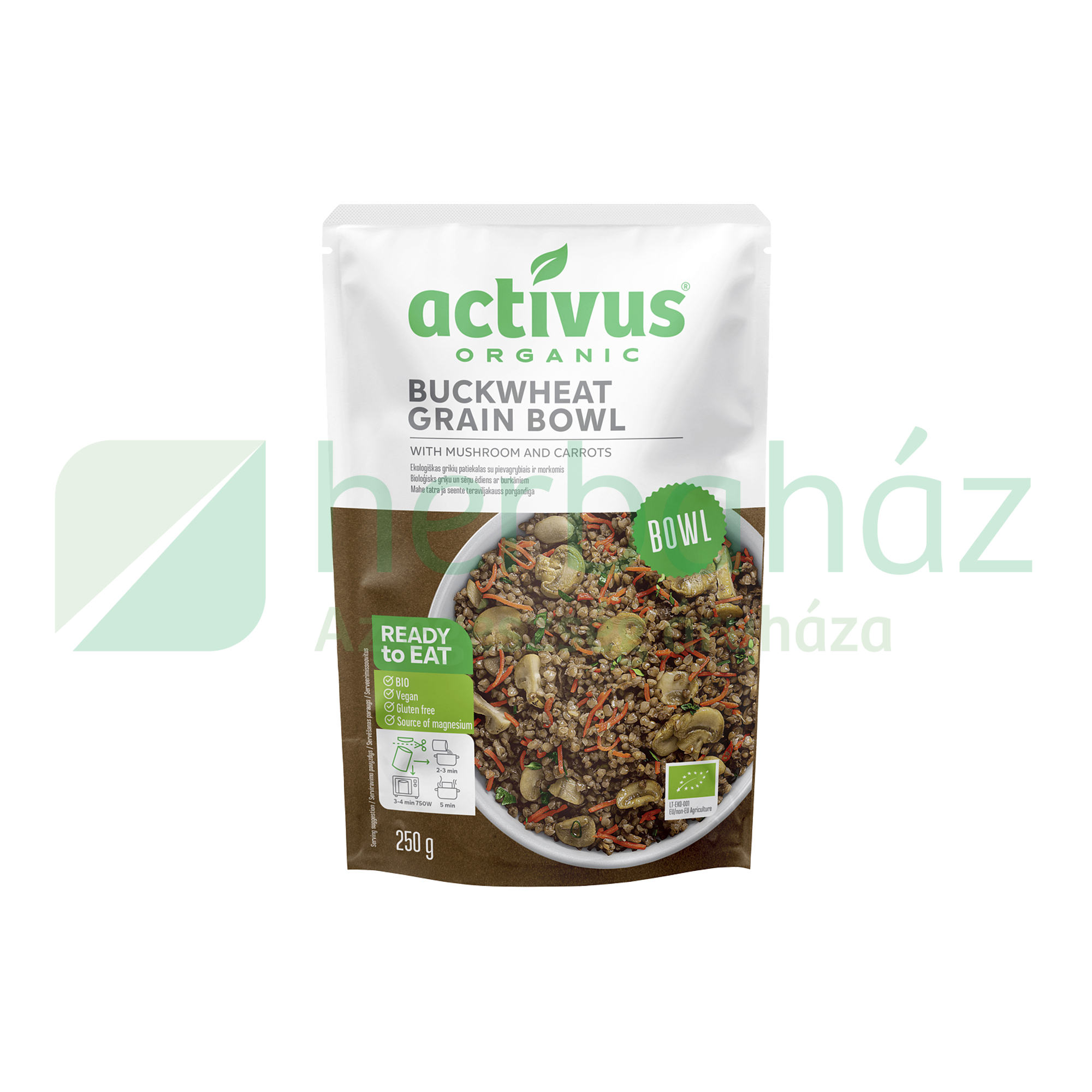 BIO ACTIVUS HAJDINA- ÉS GOMBATÁL SÁRGARÉPÁVAL 250G