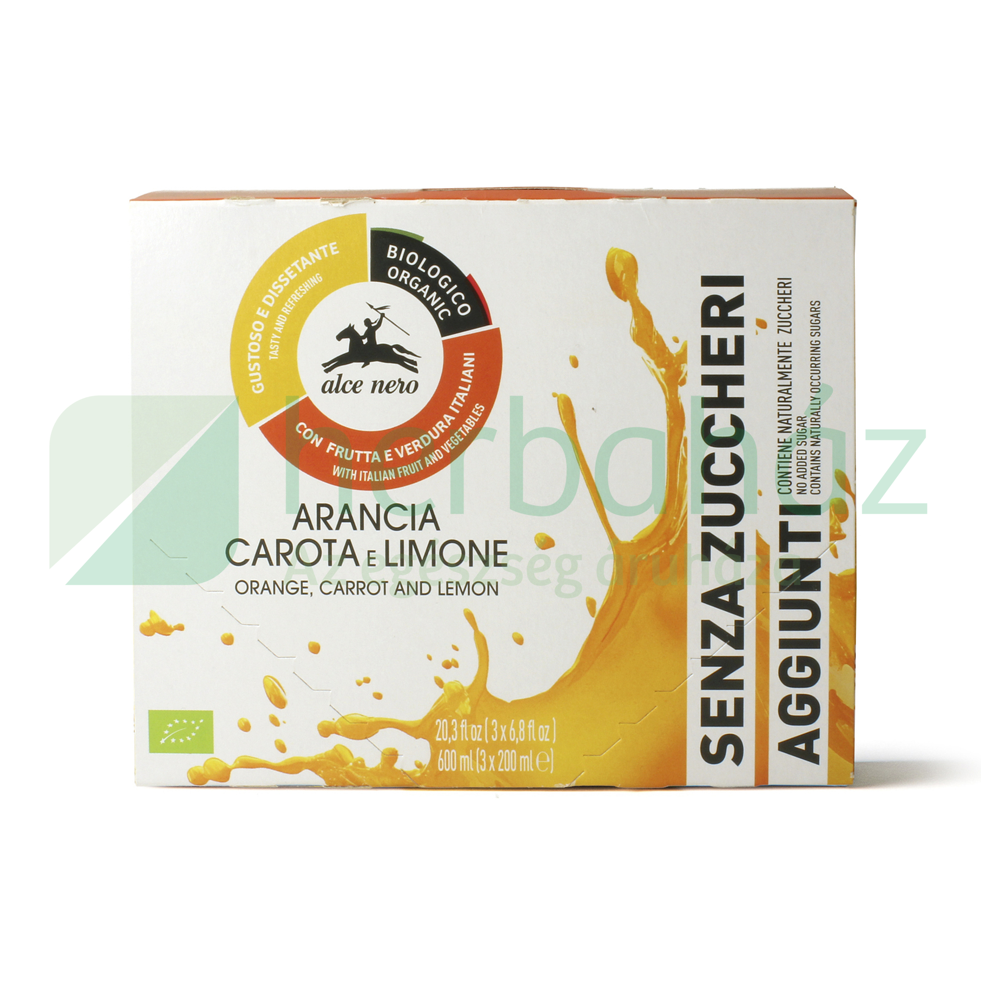 BIO ALCE NERO NARANCS - SÁRGARÉPA - CITROM ITAL HCN 3X200ML