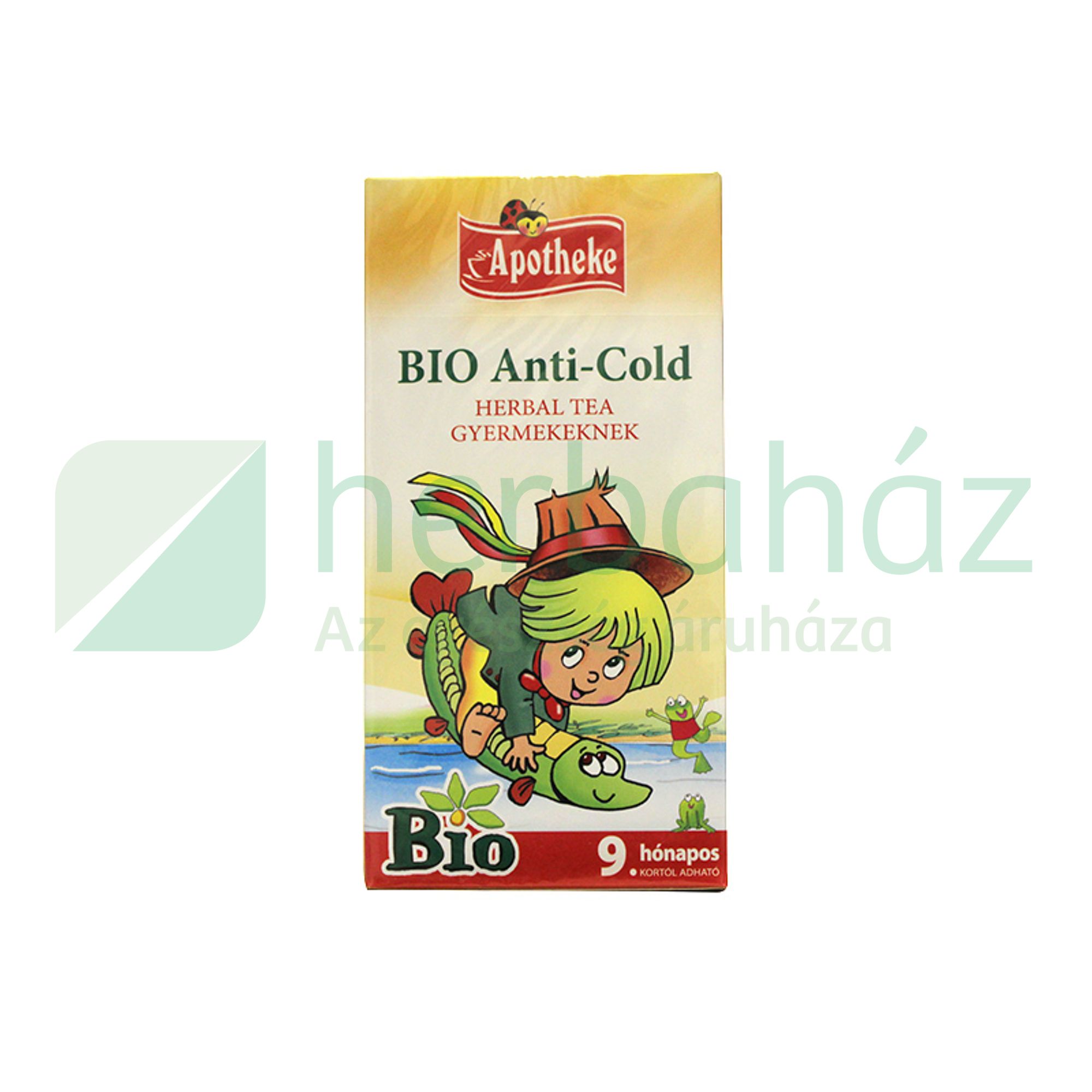 BIO ANTICOLD TEA HERBAL GYERMEKEKNEK FILTERES 20DB