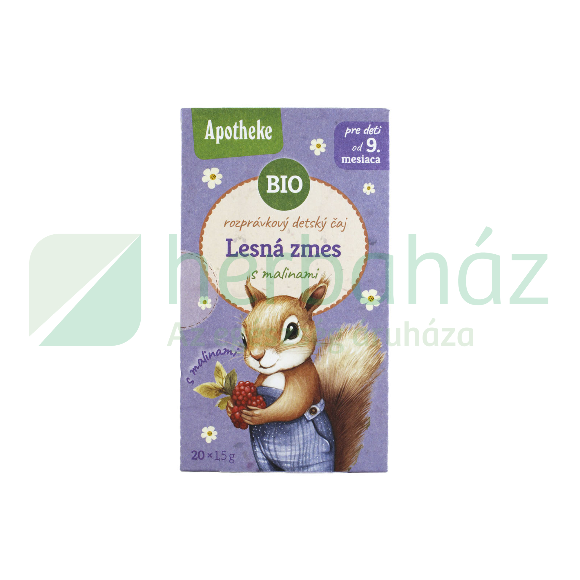 BIO APOTHEKE FINCSI GYEREKTEA ERDEI GYÜMÖLCSÖKKEL ÉS MÁLNÁVAL FILTERES 20DB