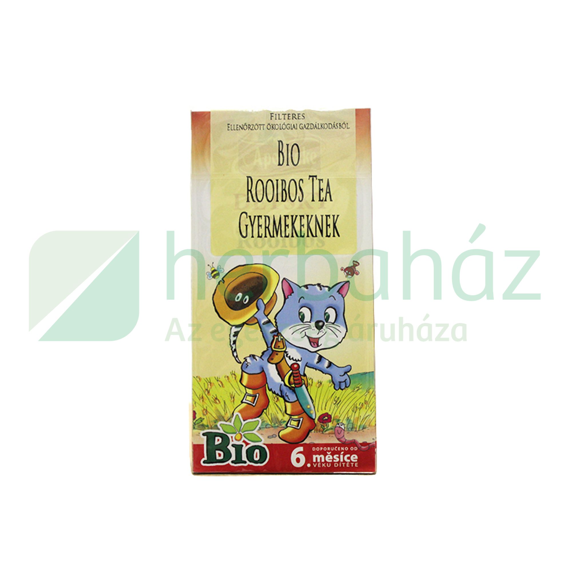 BIO APOTHEKE TEA ROOIBOS GYERMEKEKNEK FILTERES 20DB