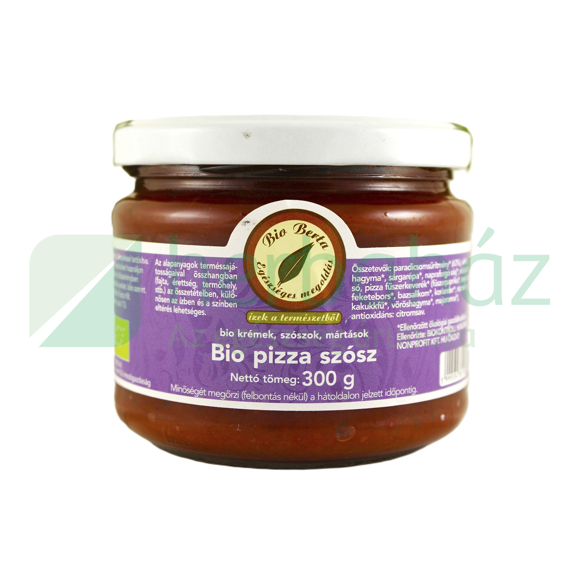 BIO BERTA PIZZA SZÓSZ 300G