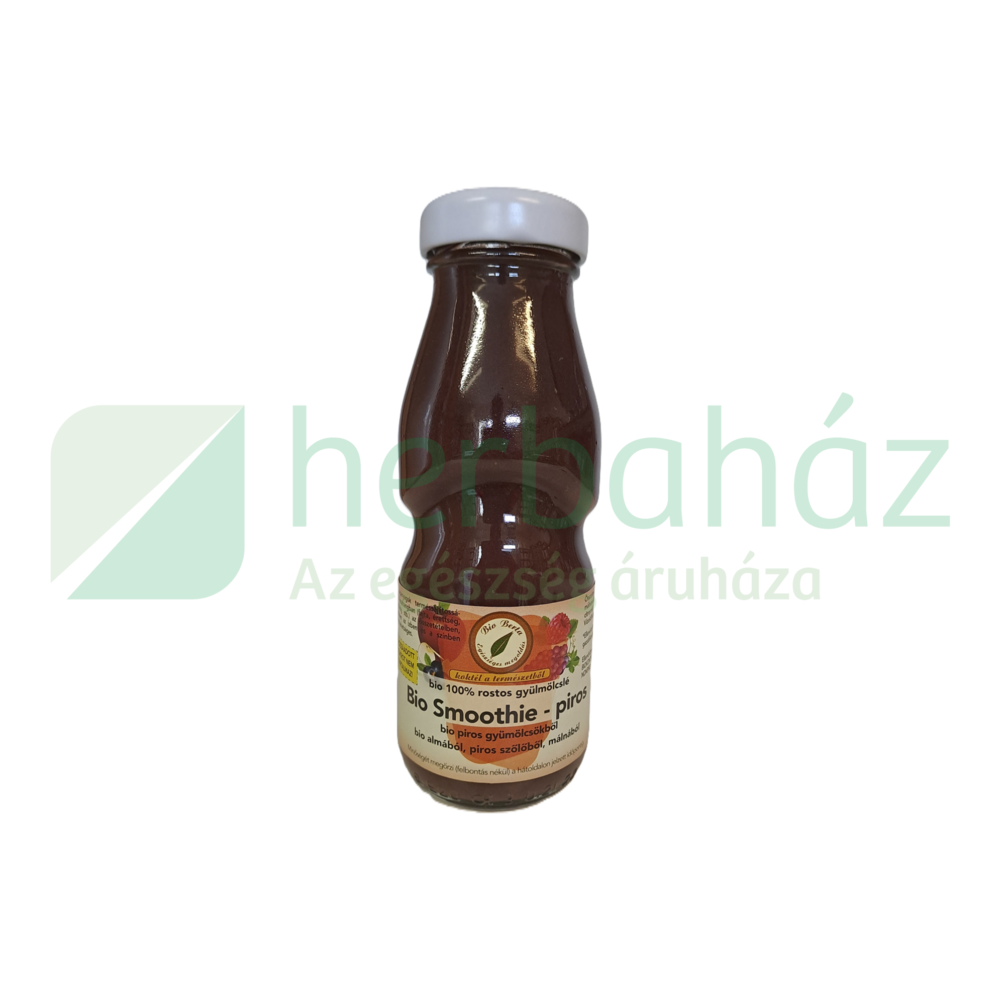 BIO BERTA SMOOTHIE PIROS (PIROS SZŐLŐ, MÁLNA, SZEDER, RIBIZLI) 200ML DRS+50FT BETÉTDÍJ