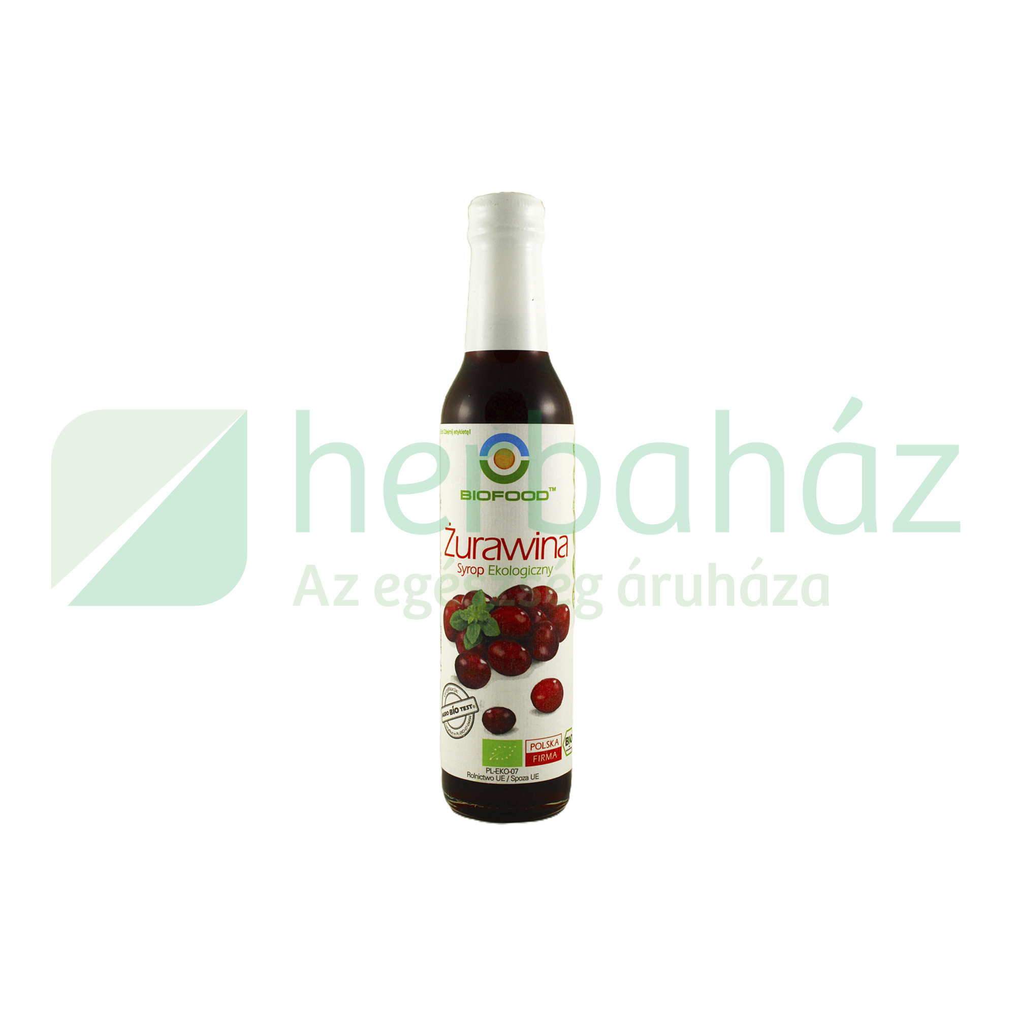 BIO BIOFOOD TŐZEGÁFONYA SZIRUP 250ML