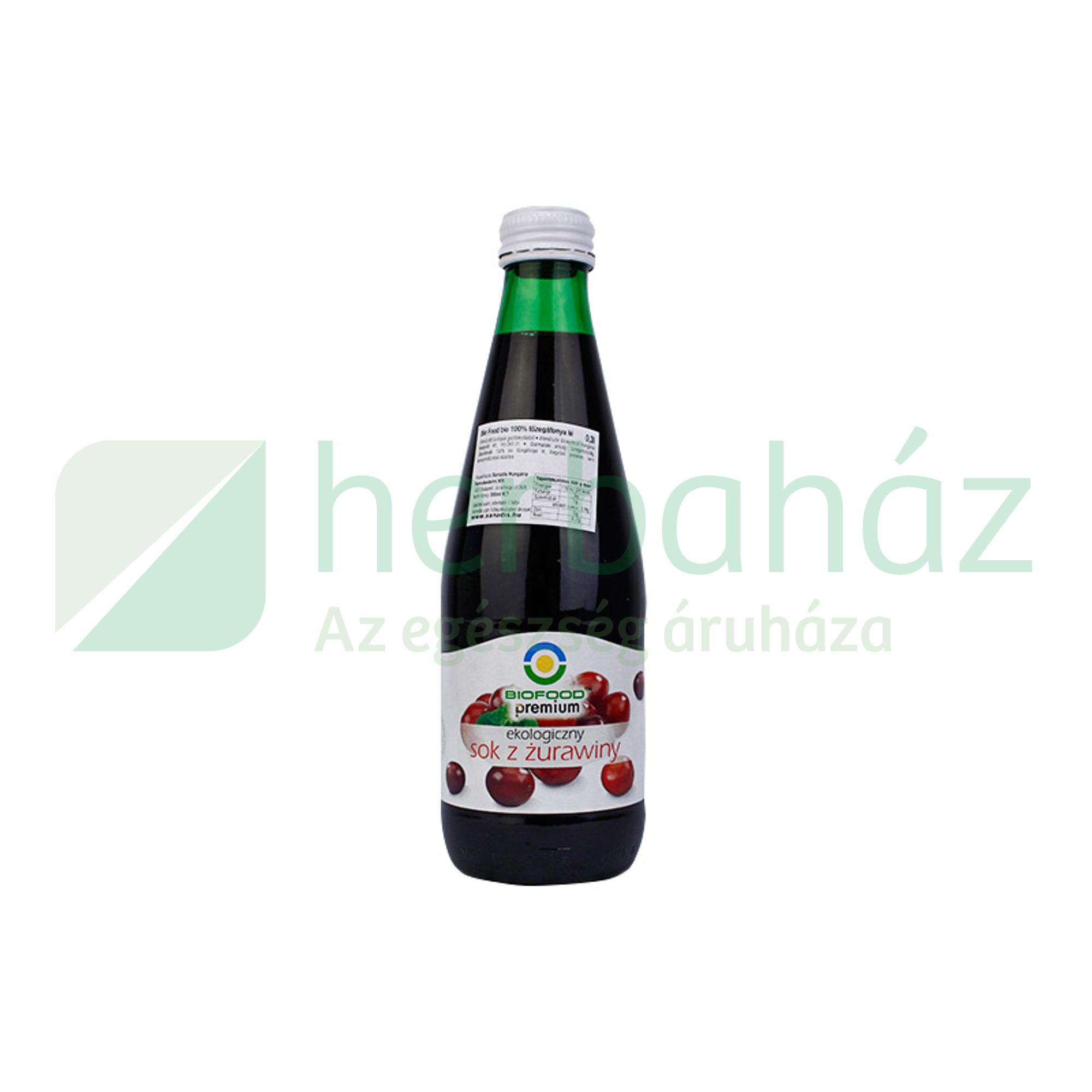 BIO BIOFOOD TŐZEGÁFONYALÉ 300ML