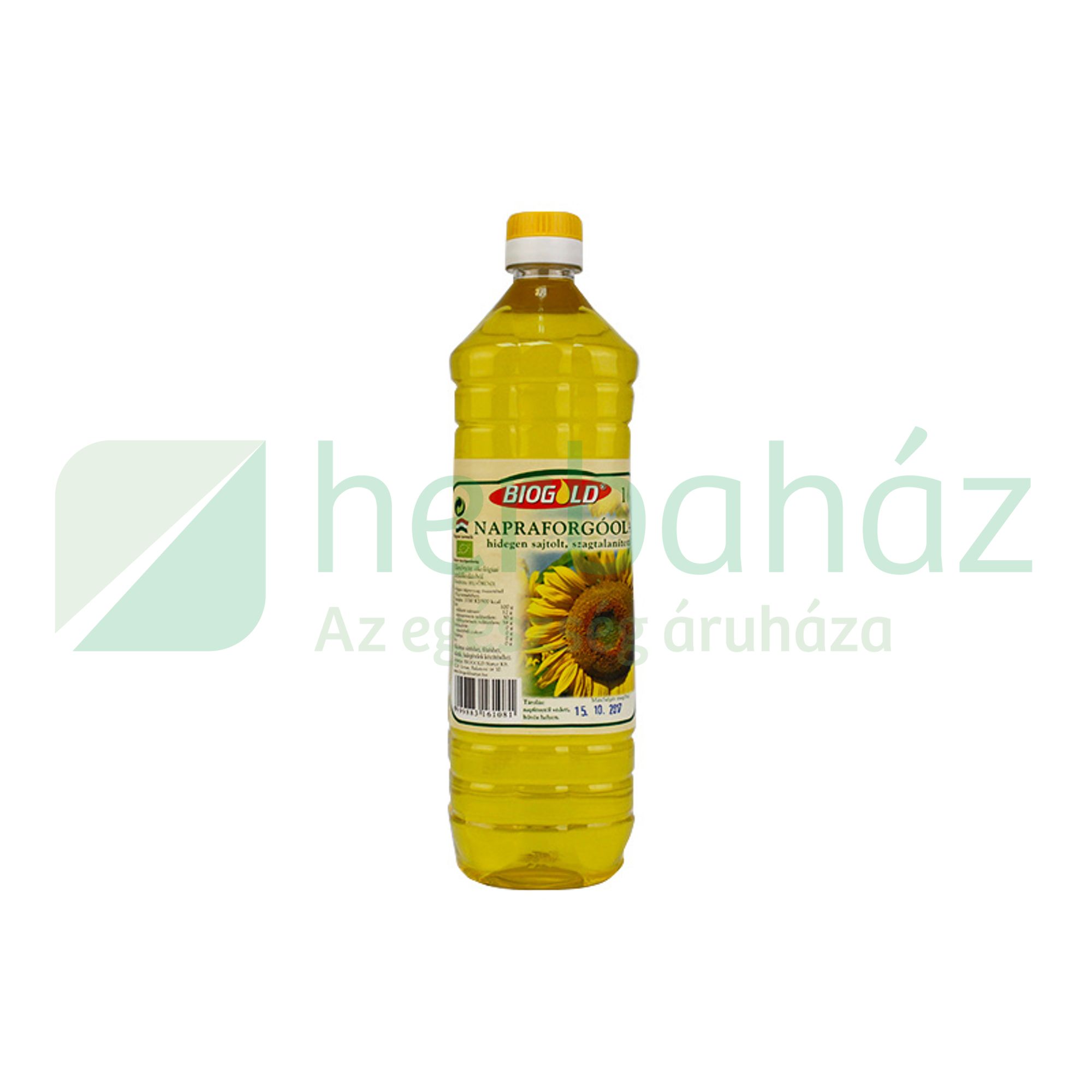 BIO BIOGOLD NAPRAFORGÓOLAJ HIDEGEN SAJTOLT SZAGTALANÍTOTT 1000ML