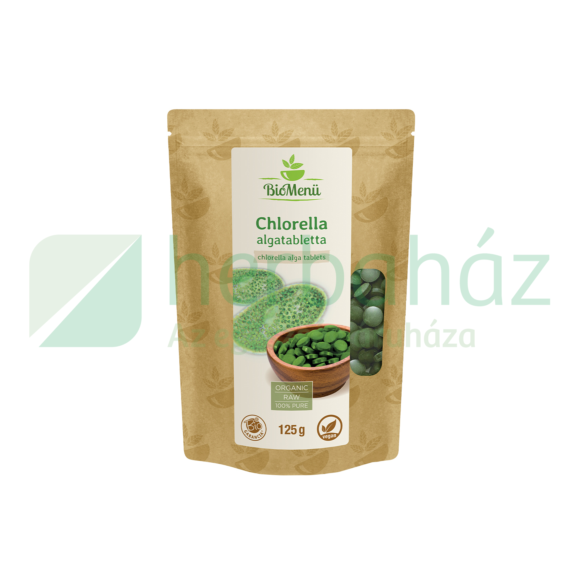 BIO BIOMENÜ CHLORELLA TABLETTA 125G