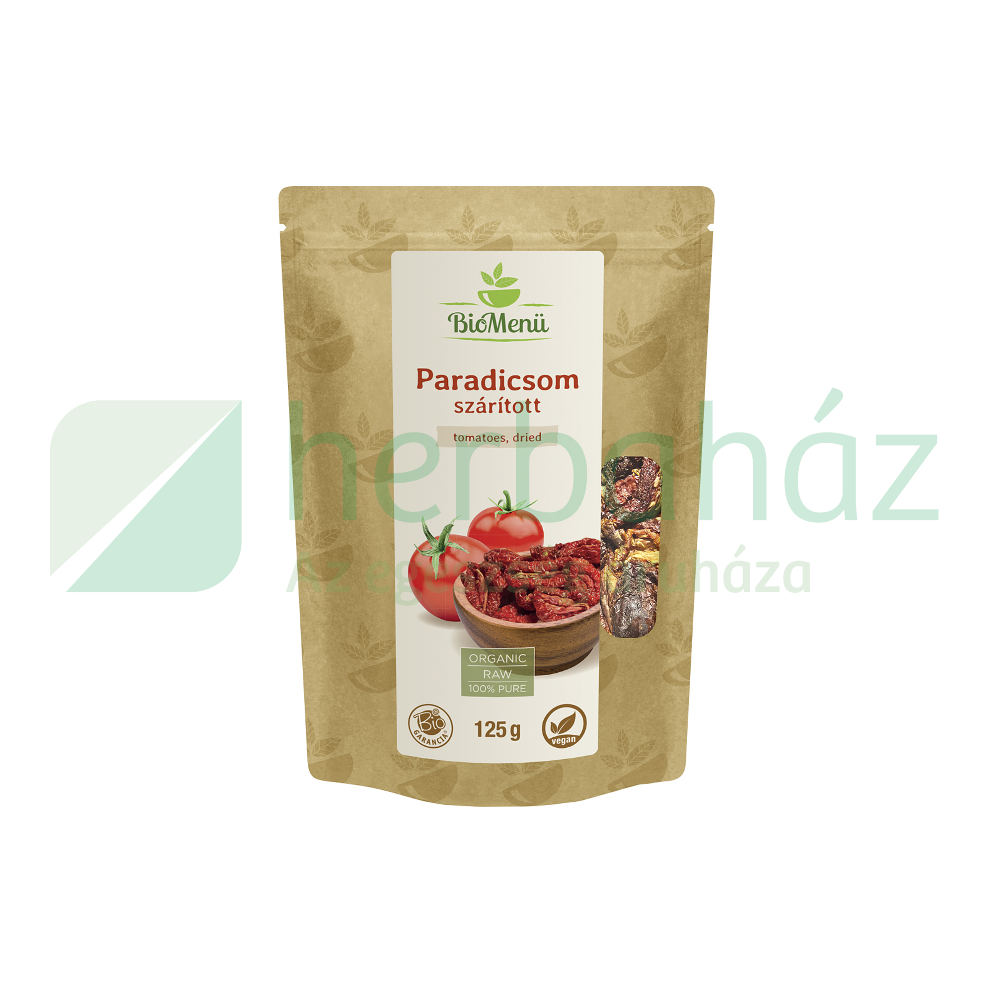BIO BIOMENÜ PARADICSOM SZÁRÍTOTT 125G
