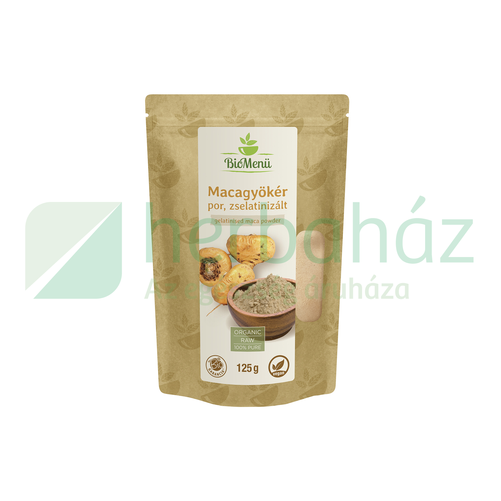 BIO BIOMENÜ ZSELATINIZÁLT MACA GYÖKÉR POR 125G