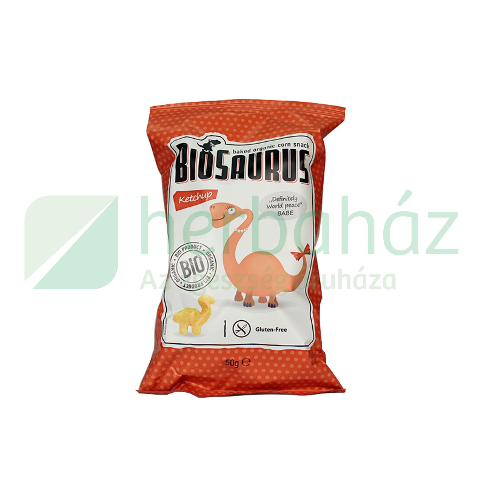 BIO MCLLOYDS BABE KUKORICÁS SNACK KETCHUPOS 50G