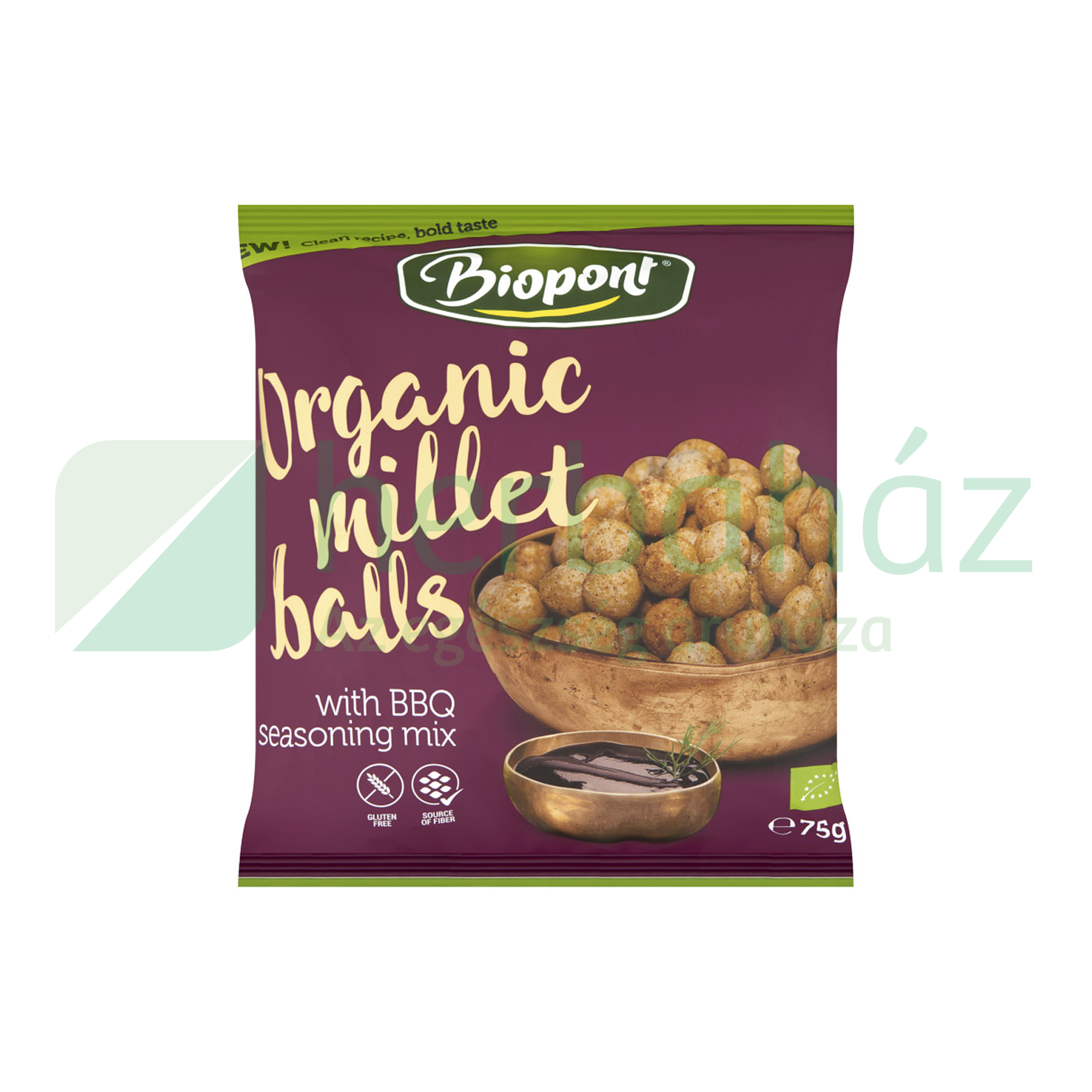 BIO BIOPONT EXTRUDÁLT KÖLESGOLYÓ BARBECUE 75G