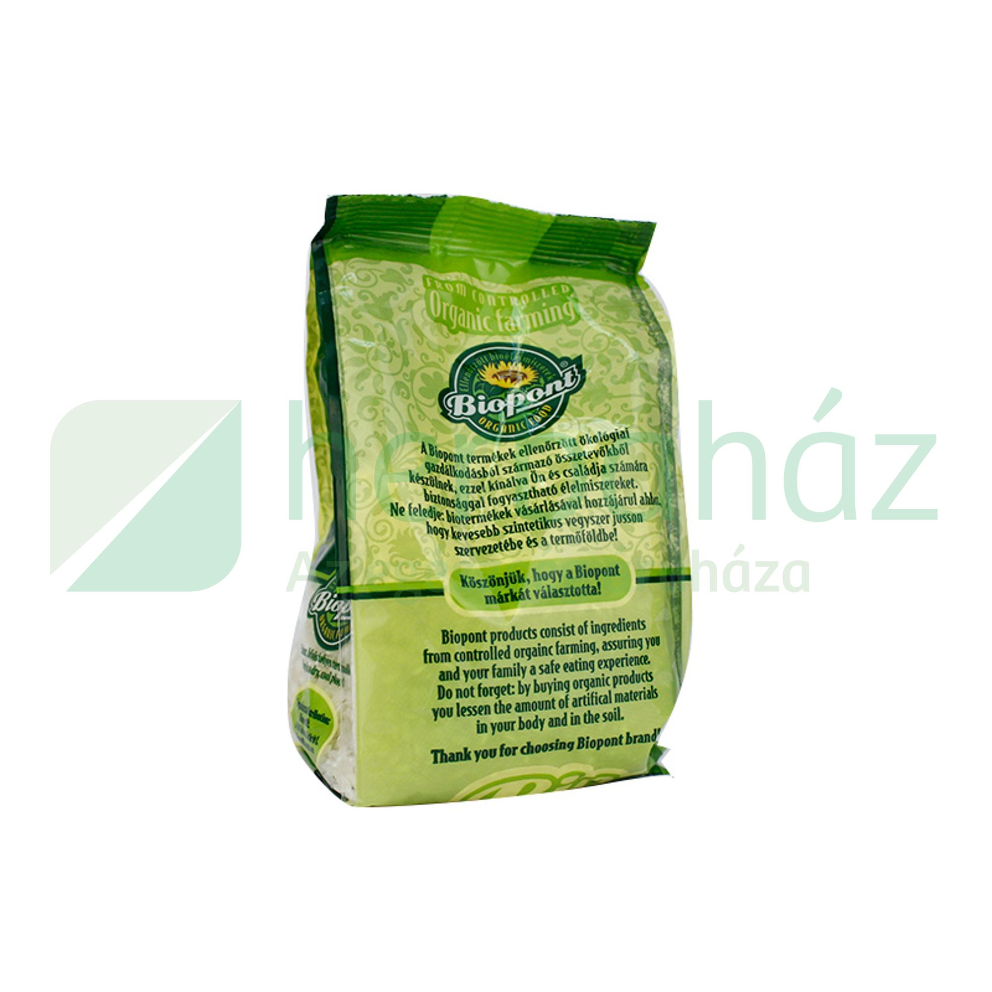 BIO BIOPONT HOSSZÚSZEMŰ FEHÉR RIZS 500G