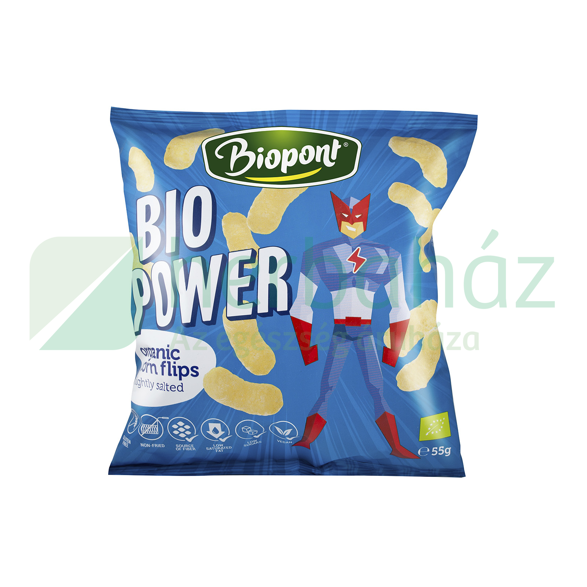 BIO BIOPONT GLUTÉNMENTES POWER EXTRUDÁLT KUKORICA ENYHÉN SÓS 55G