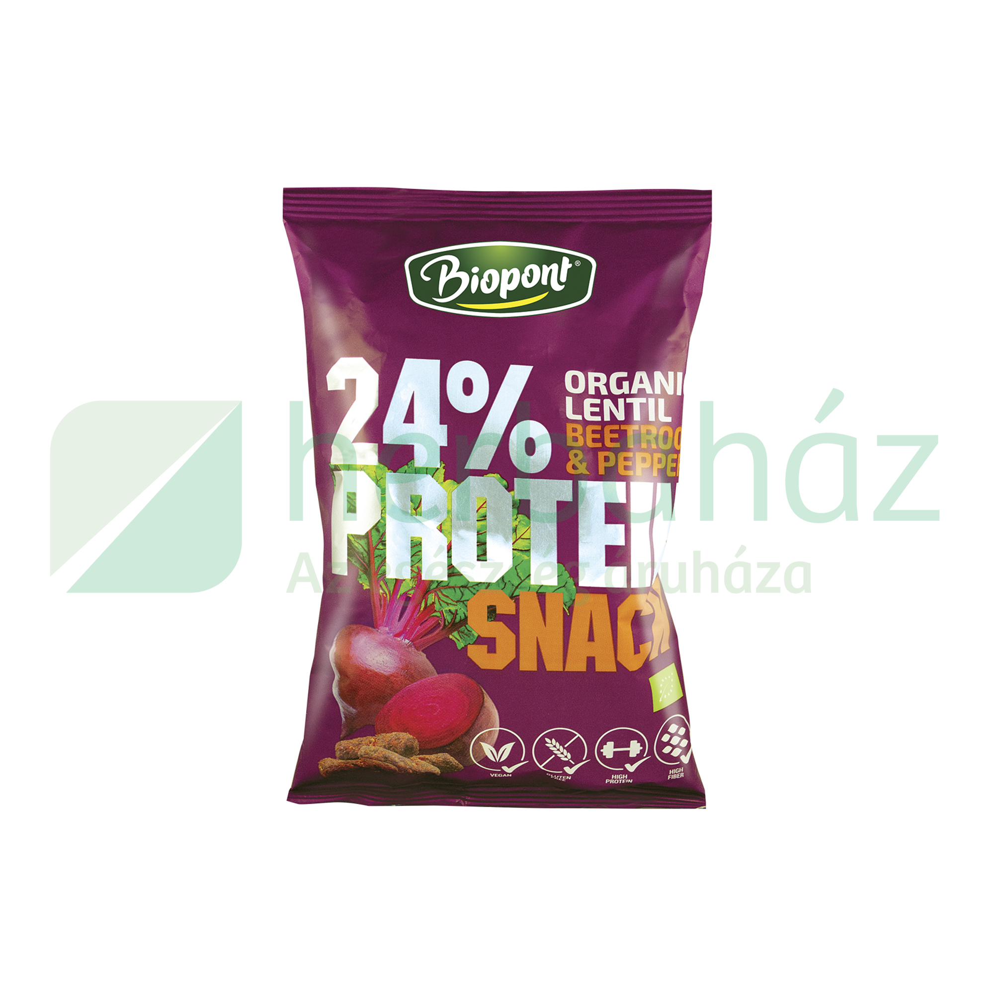 BIO BIOPONT GLUTÉNMENTES PROTEIN SNACK CÉKLÁS-BORSOS 50G