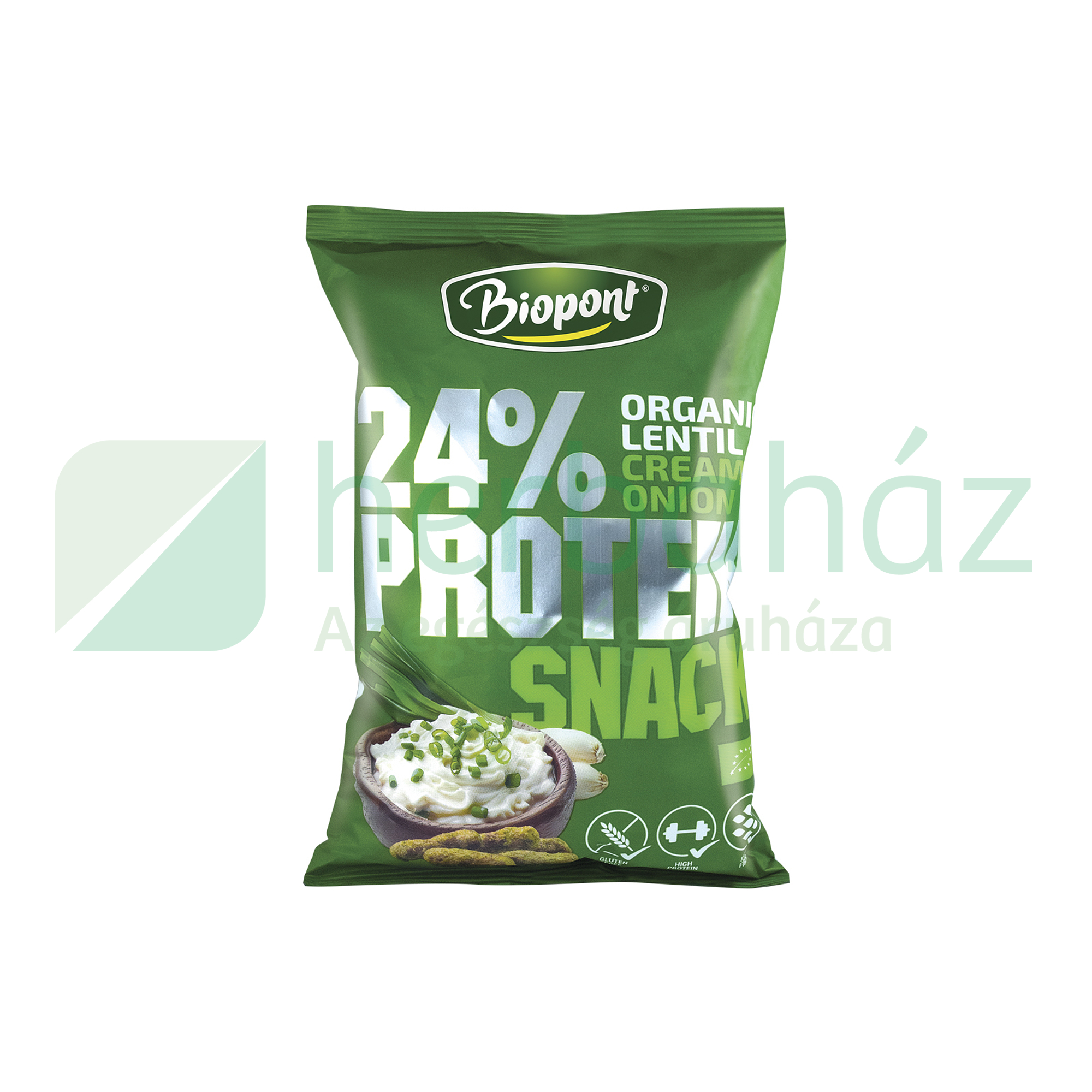BIO BIOPONT GLUTÉNMENTES PROTEIN SNACK JOGHURTOS-HAGYMÁS 50G