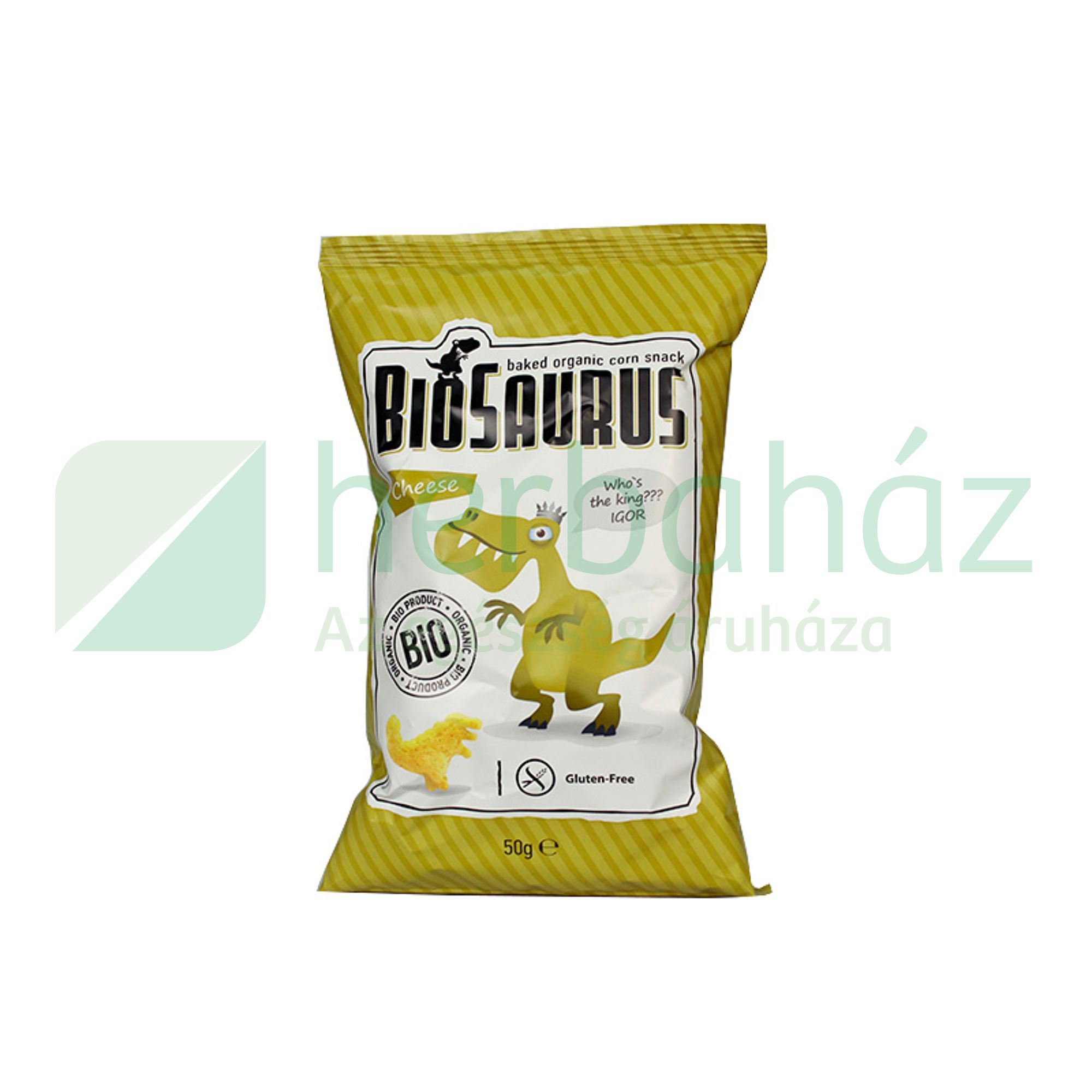 BIO BIOPONT KUKORICÁS SNACK IGOR SAJTOS 50G