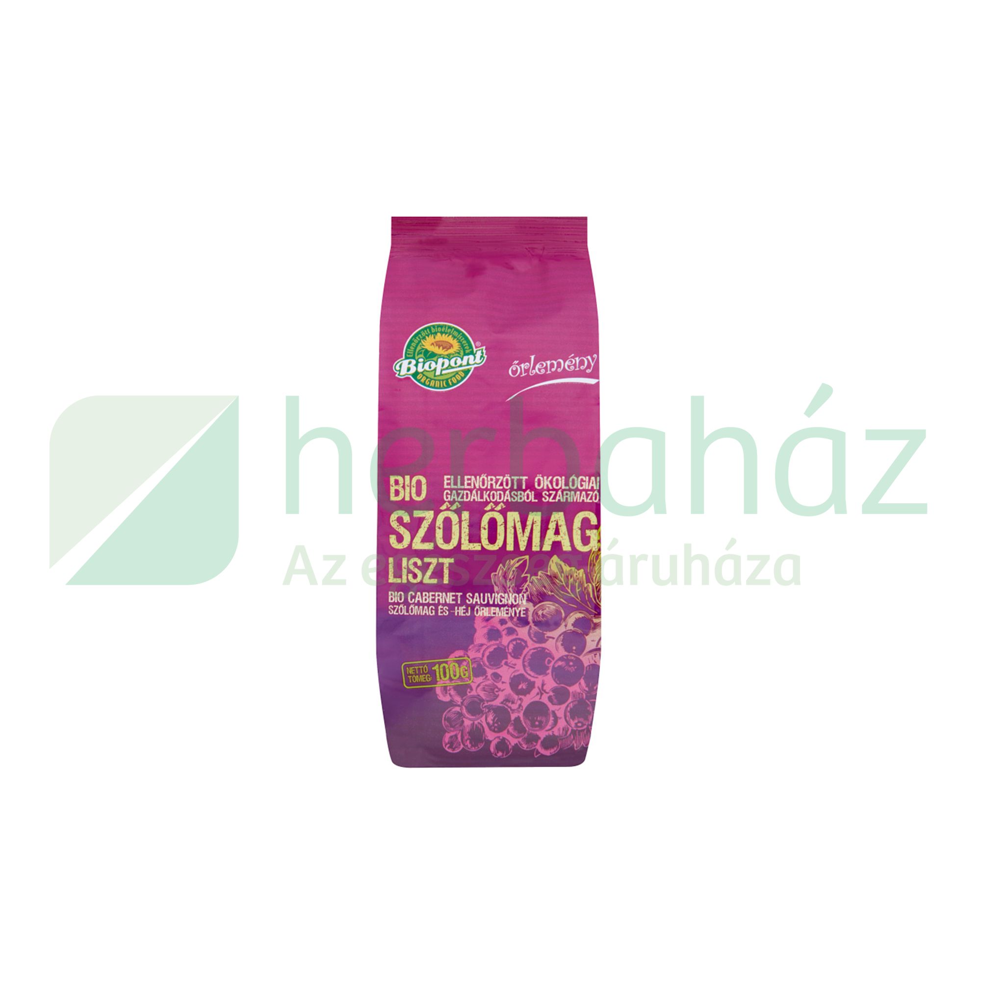 BIO BIOPONT SZŐLŐMAGLISZT 100G