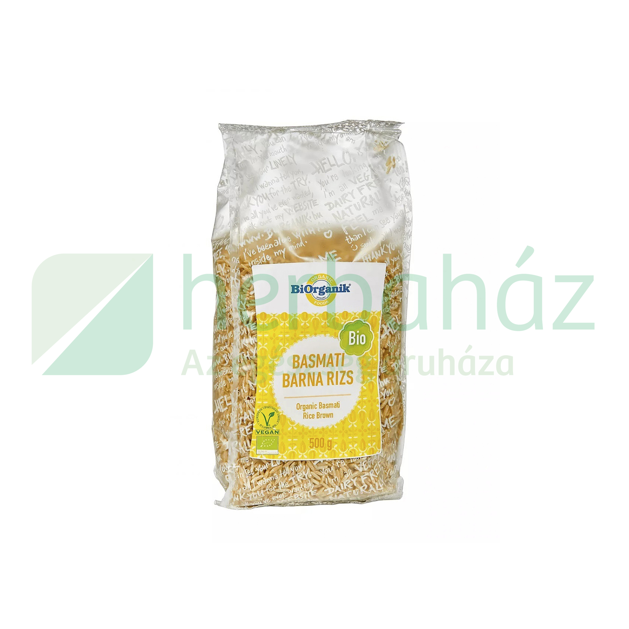 BIO BIORGANIK BASMATI BARNARIZS 500G